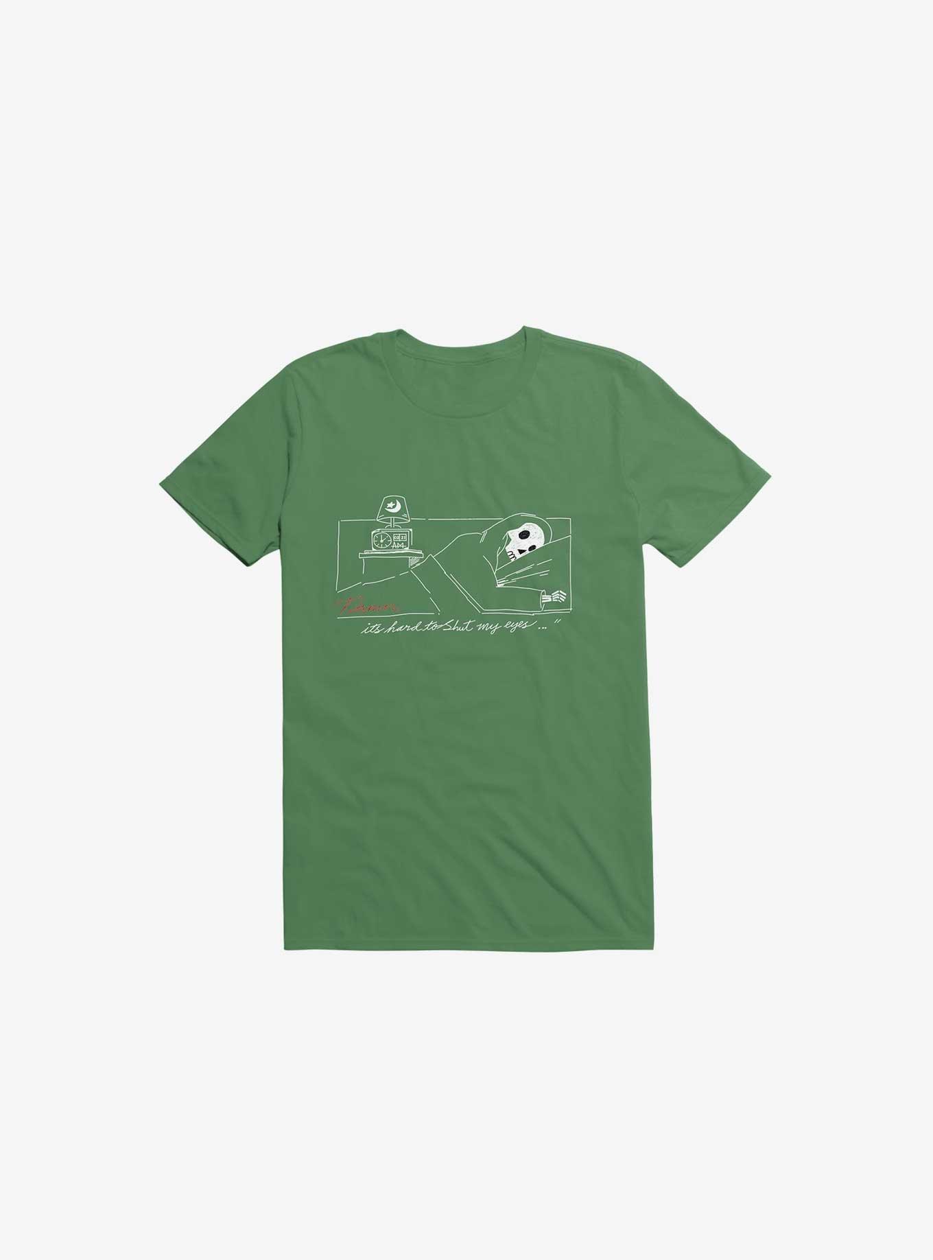 Damn, Sleepy Time Is Out T-Shirt, KELLY GREEN, hi-res