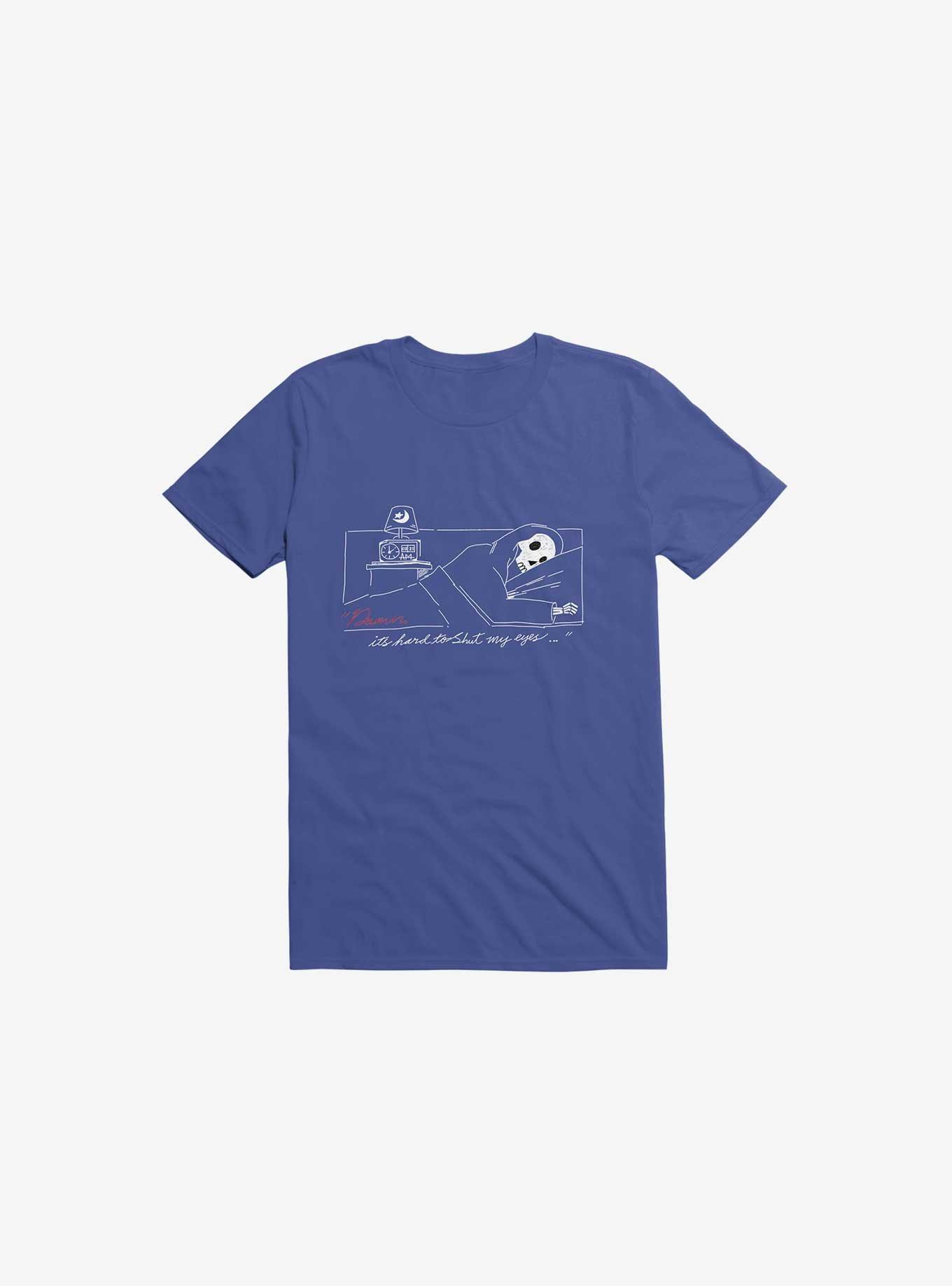 Damn, Sleepy Time Is Out T-Shirt, ROYAL, hi-res