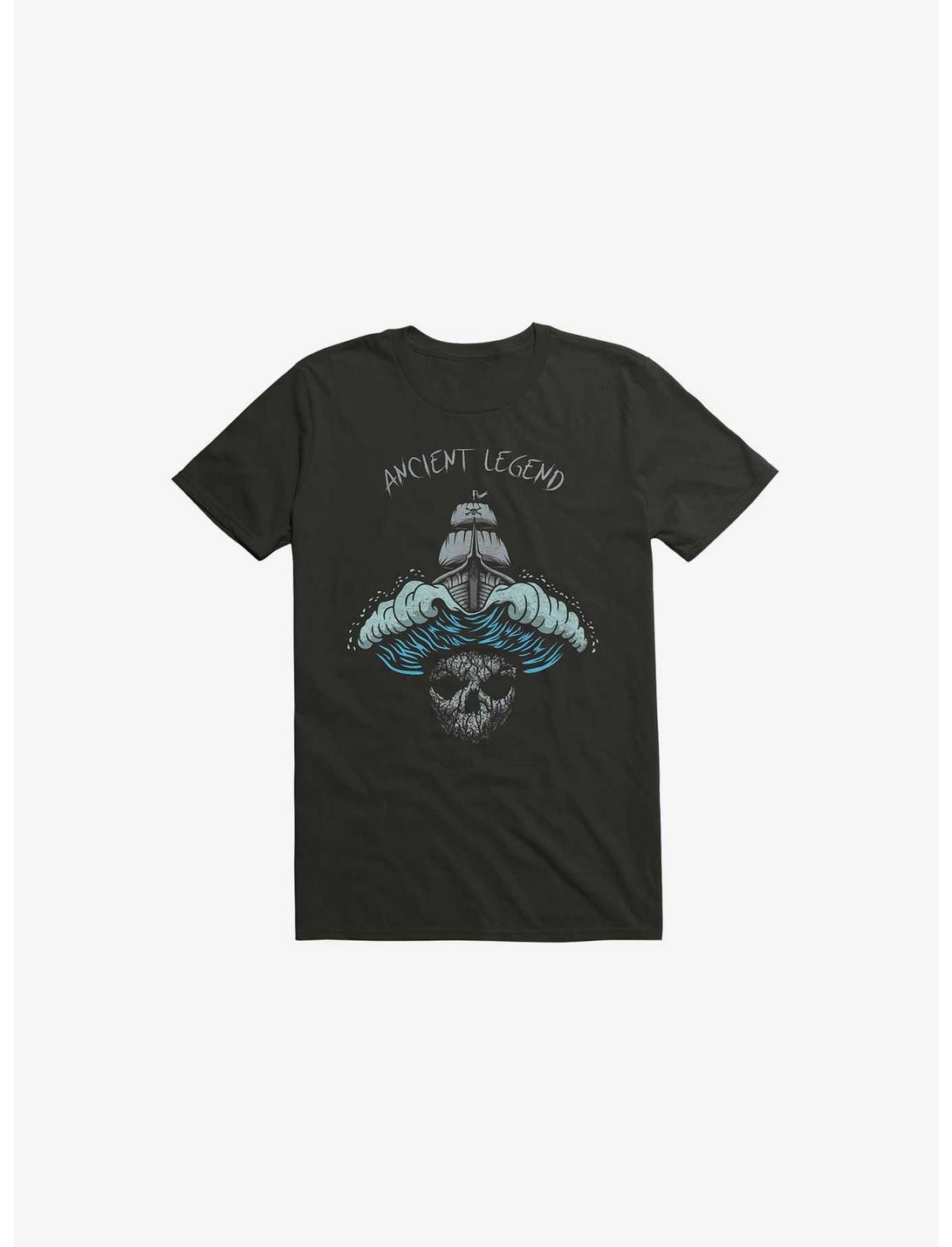 Ancient Legend Of The Sea T-Shirt, BLACK, hi-res