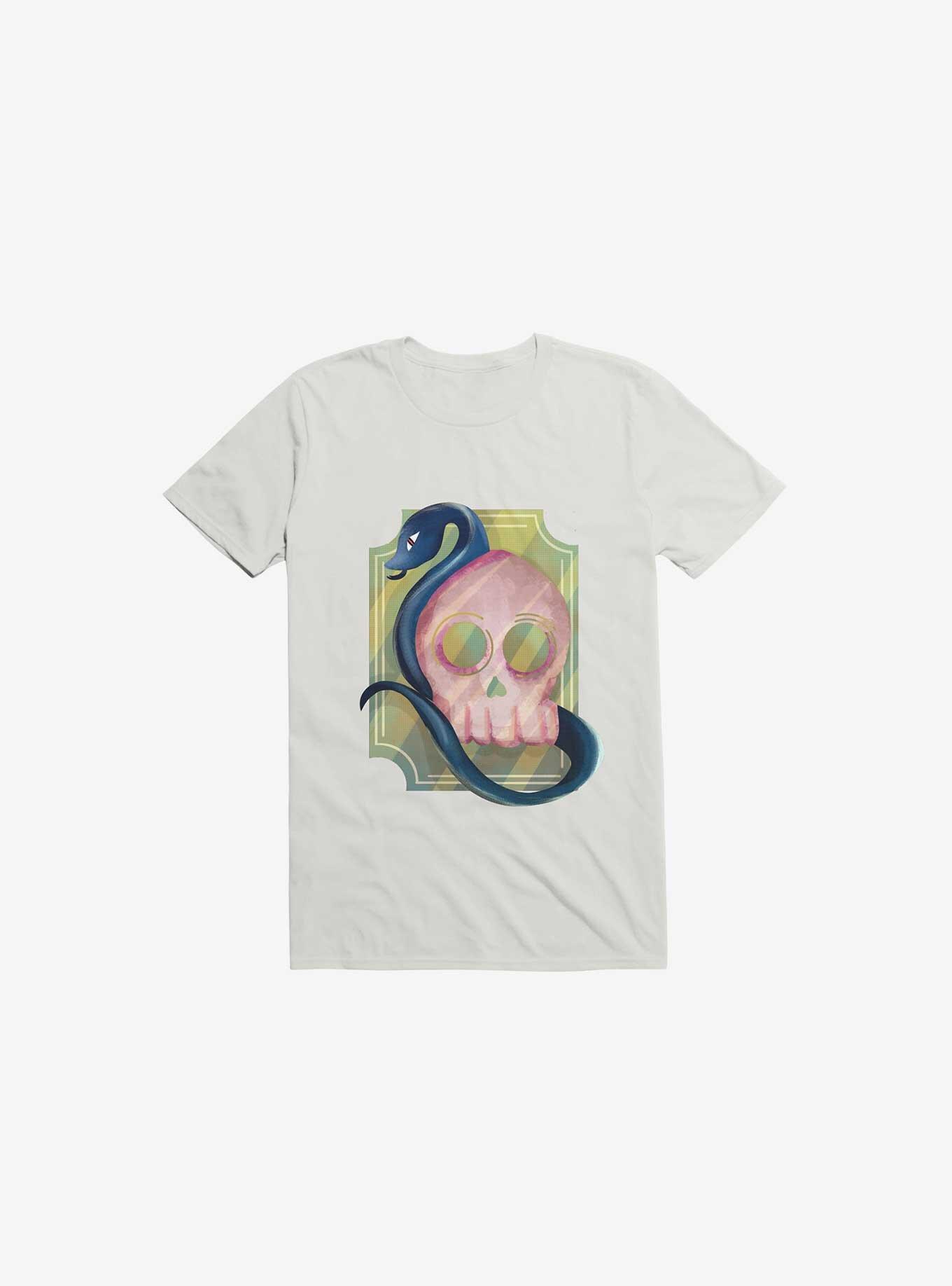 Pink Skull T-Shirt, WHITE, hi-res