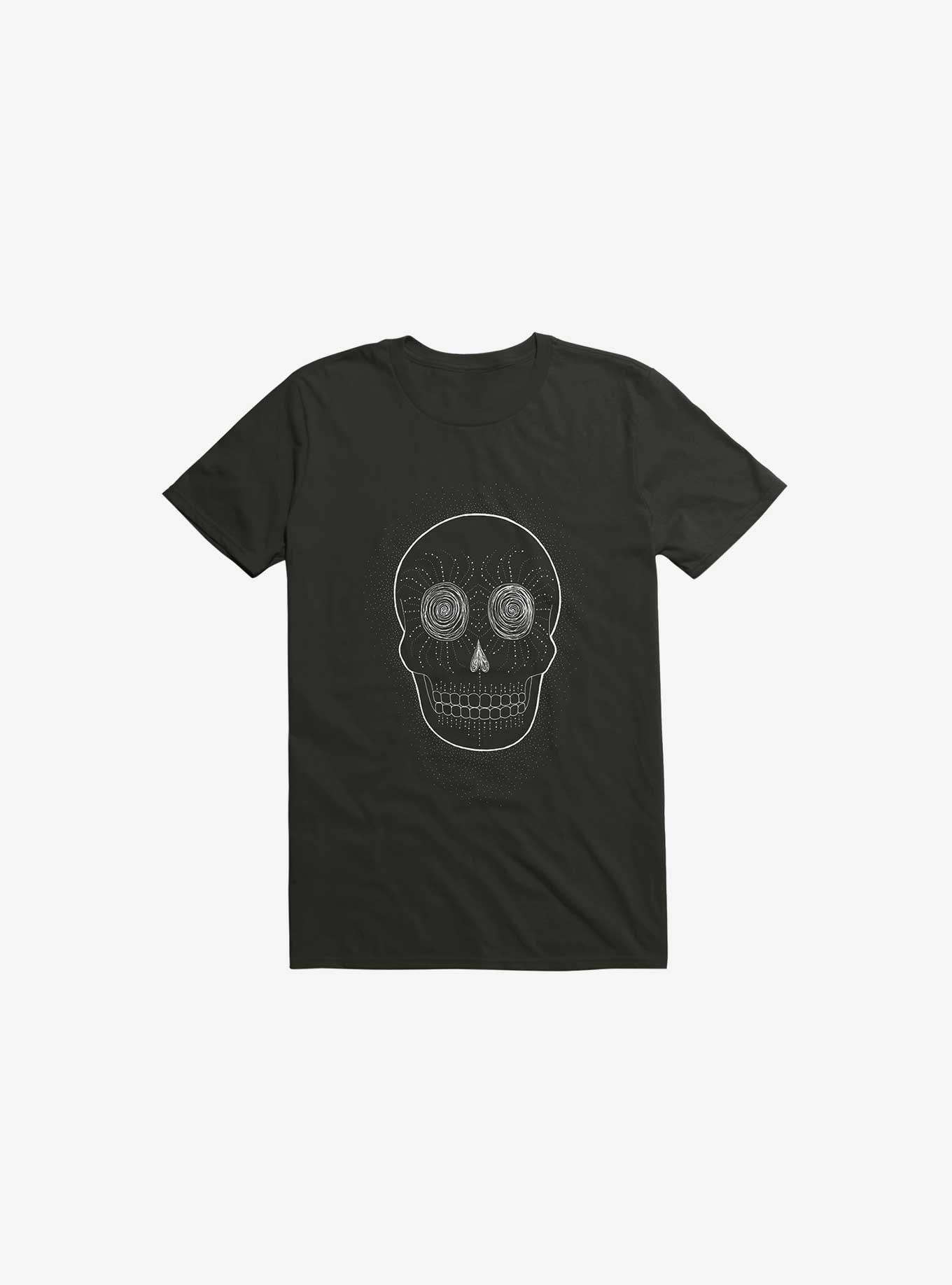 Stevia Skull T-Shirt, BLACK, hi-res