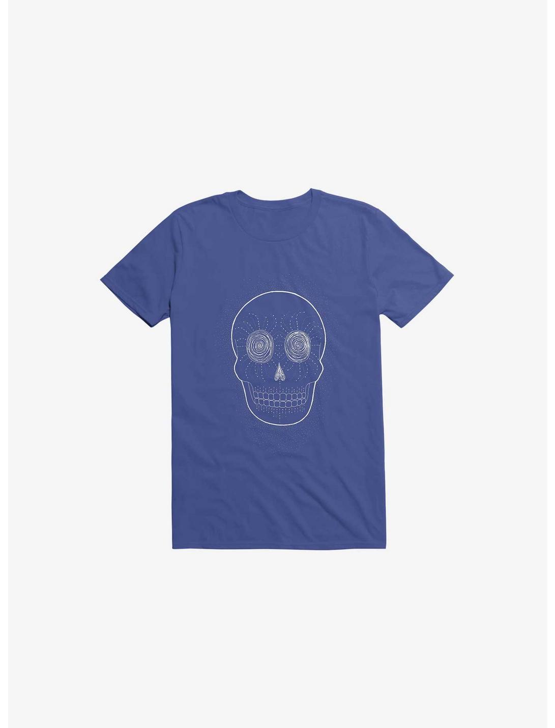 Stevia Skull T-Shirt, ROYAL, hi-res