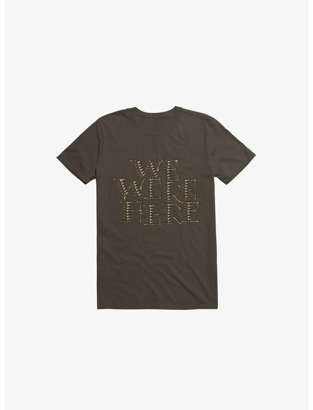 We Were Here T-Shirt, BROWN, hi-res