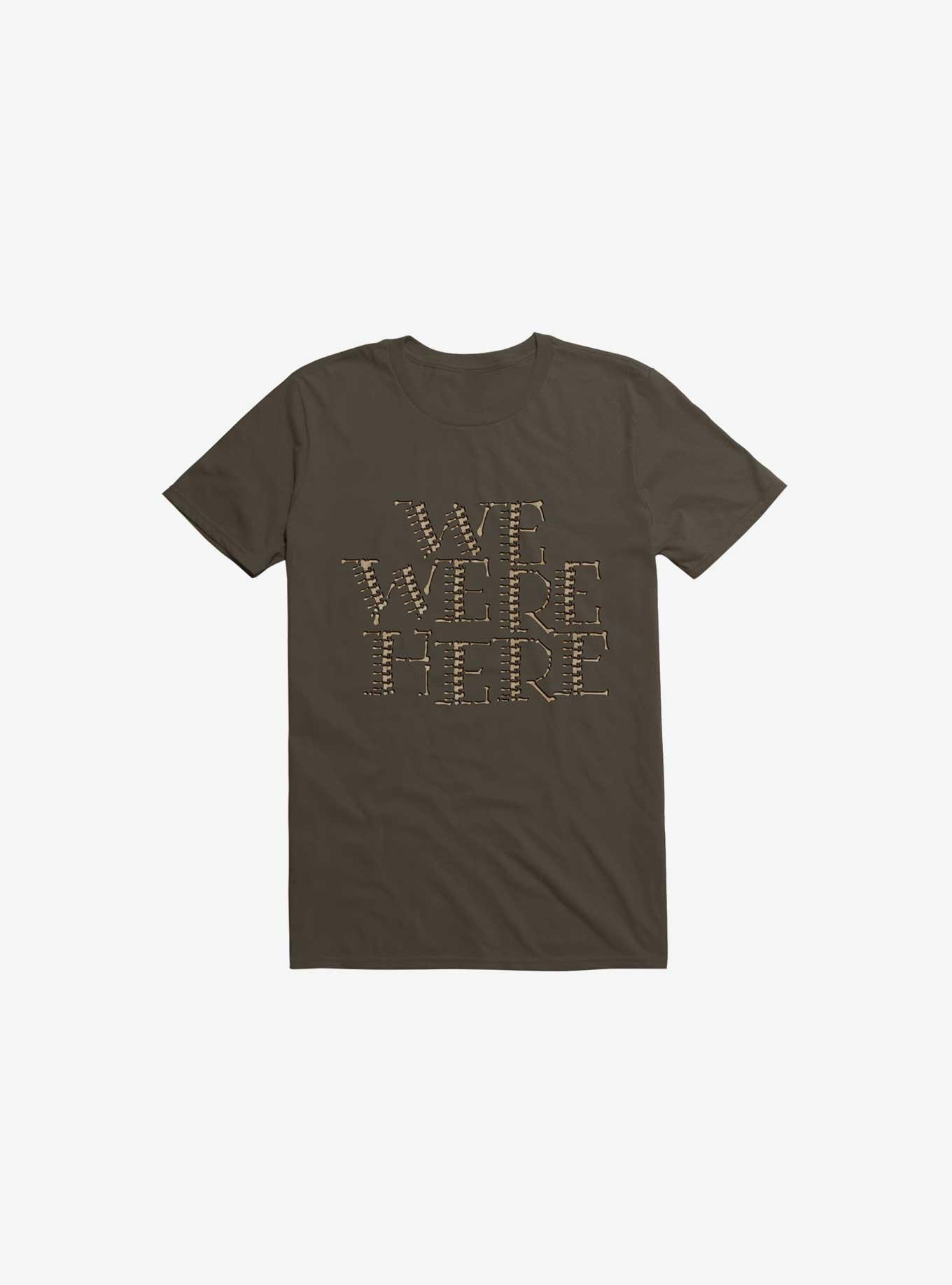 We Were Here T-Shirt, BROWN, hi-res