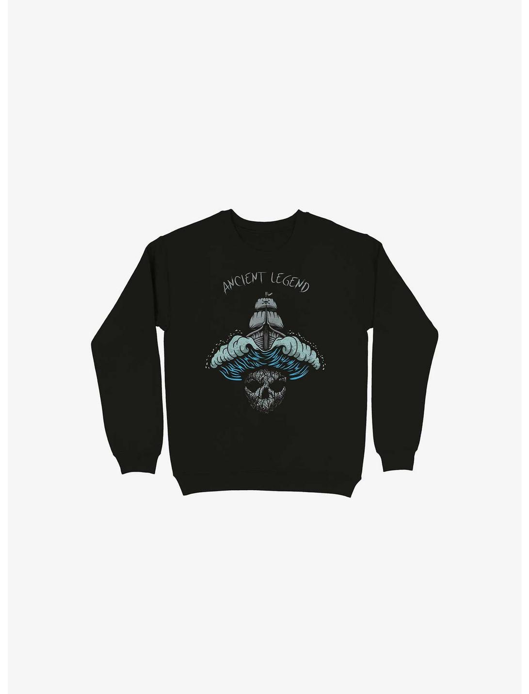 Ancient Legend Of The Sea Sweatshirt, BLACK, hi-res