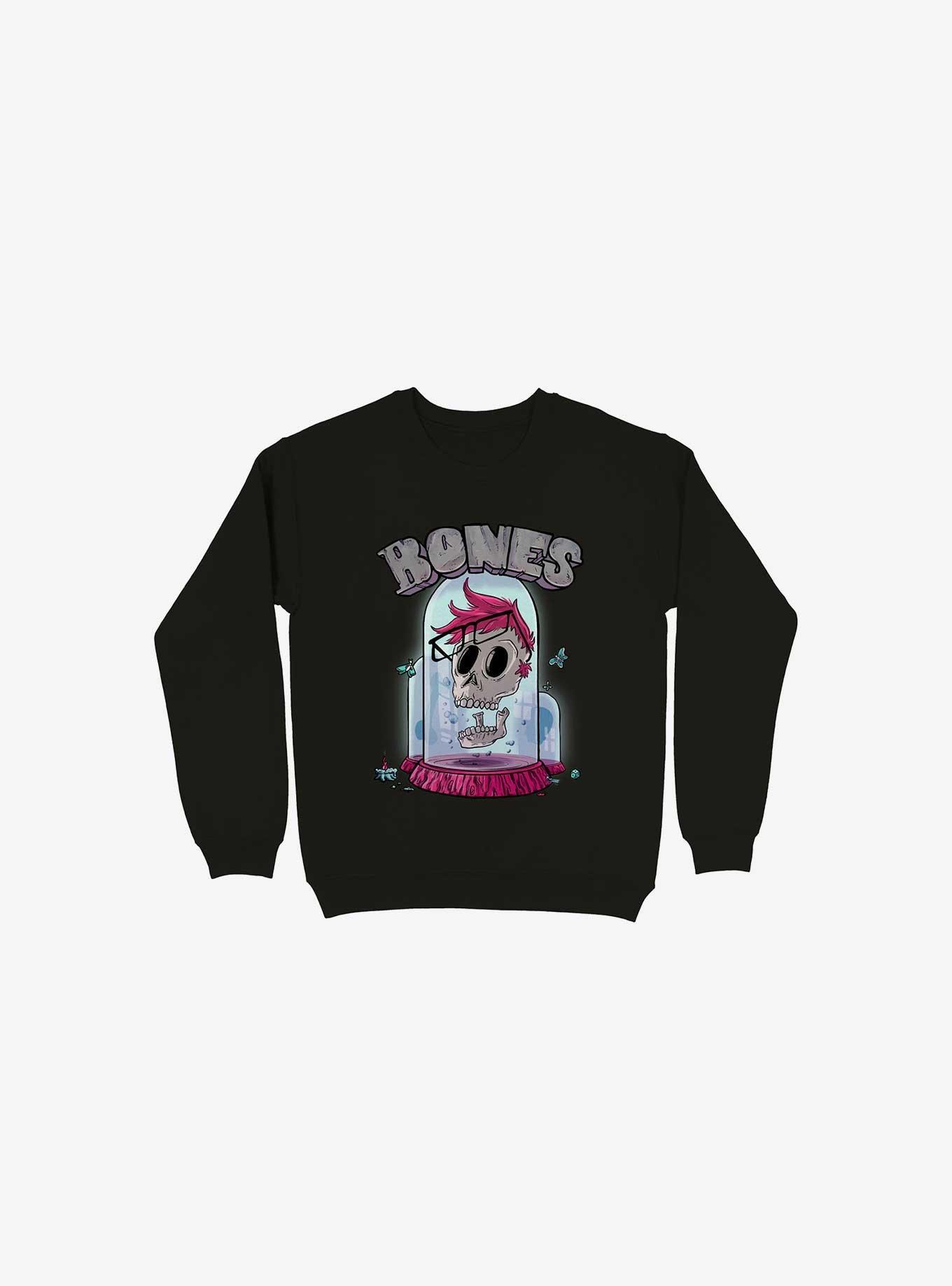 Nerd Bones Sweatshirt, BLACK, hi-res