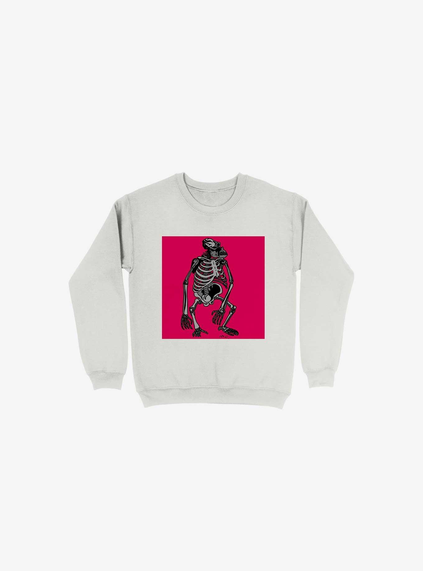 Remains Of Ape Men Sweatshirt, WHITE, hi-res