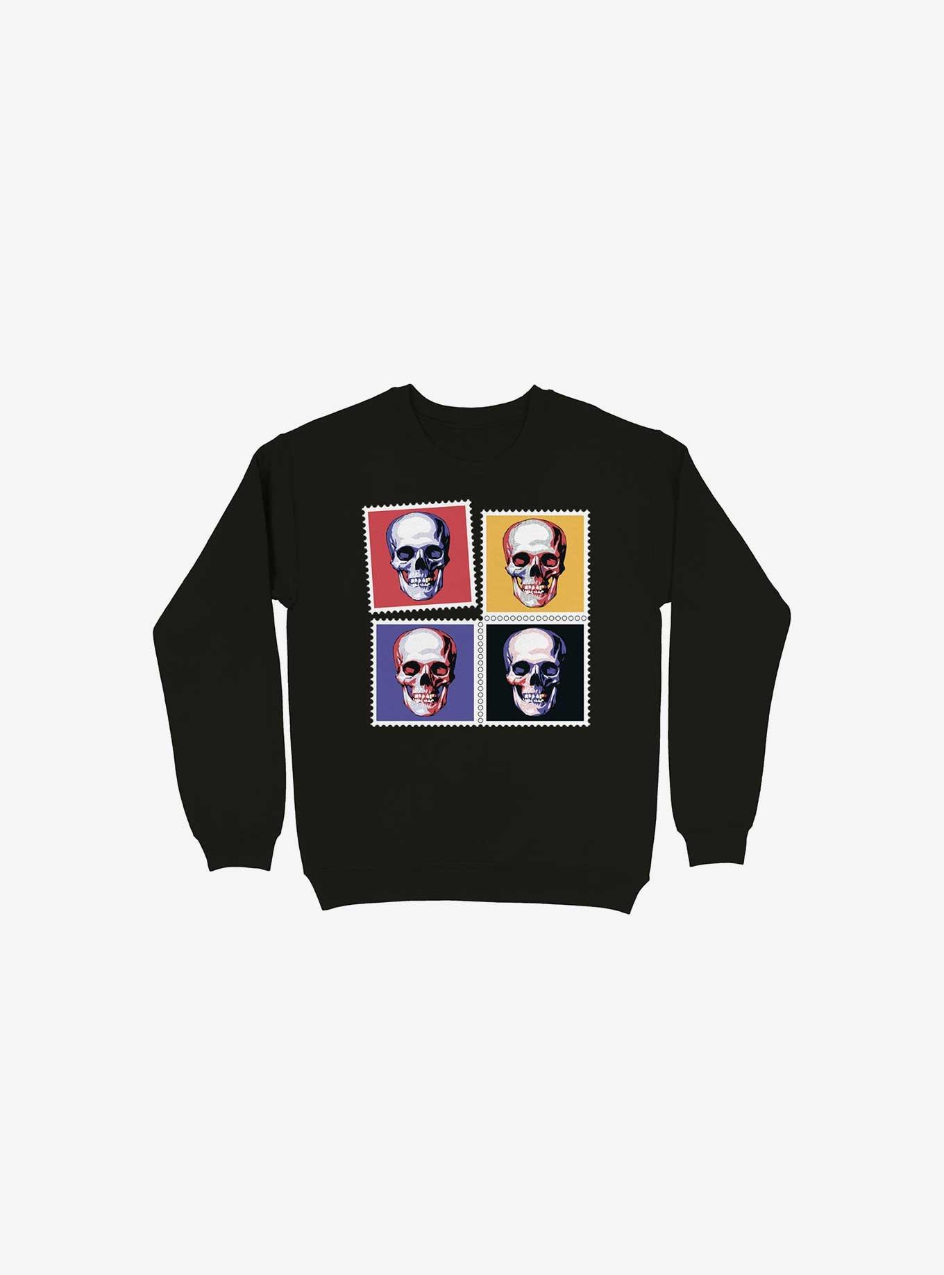 Skull Stamps Sweatshirt, , hi-res