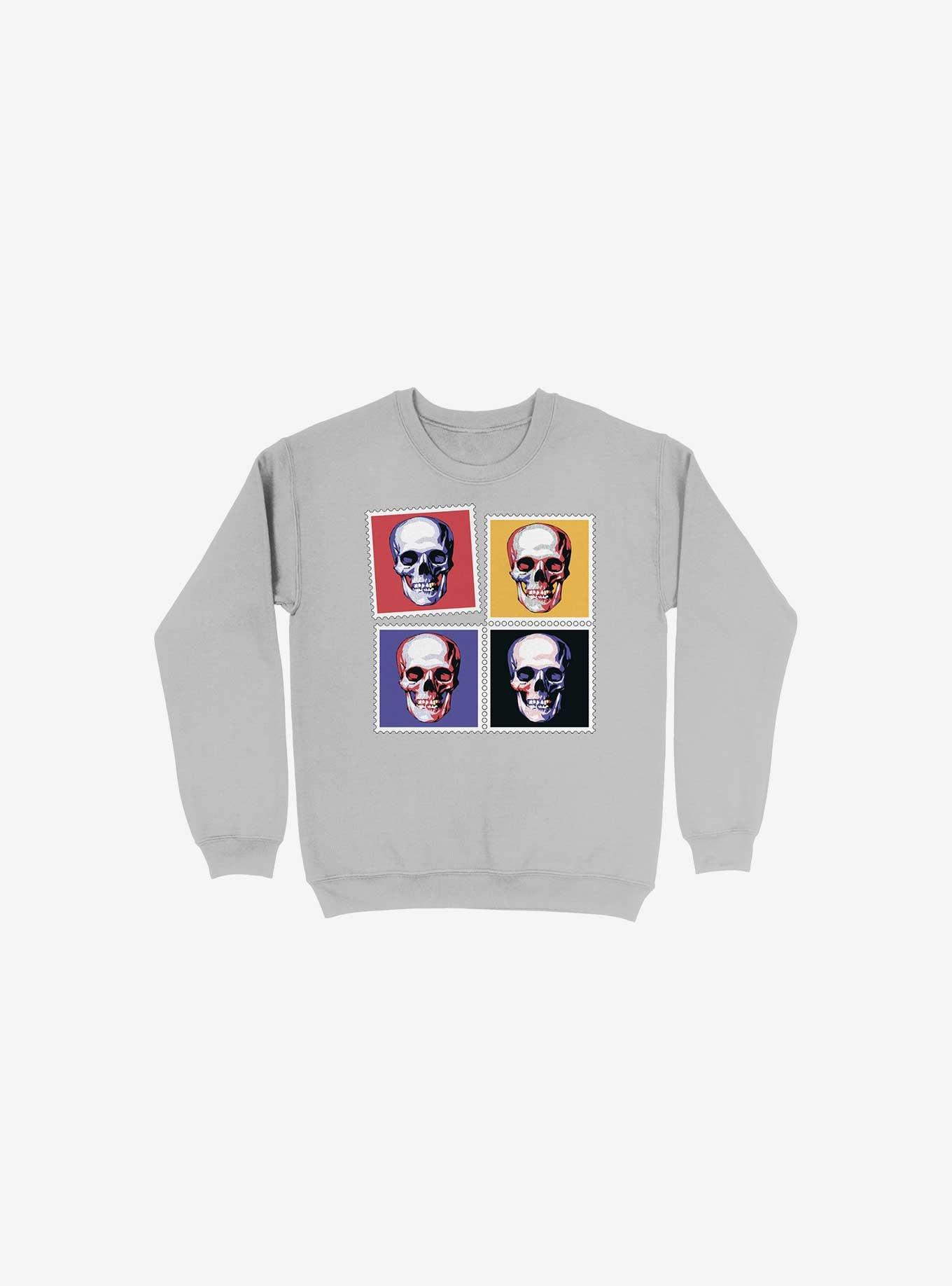 Skull Stamps Sweatshirt, , hi-res