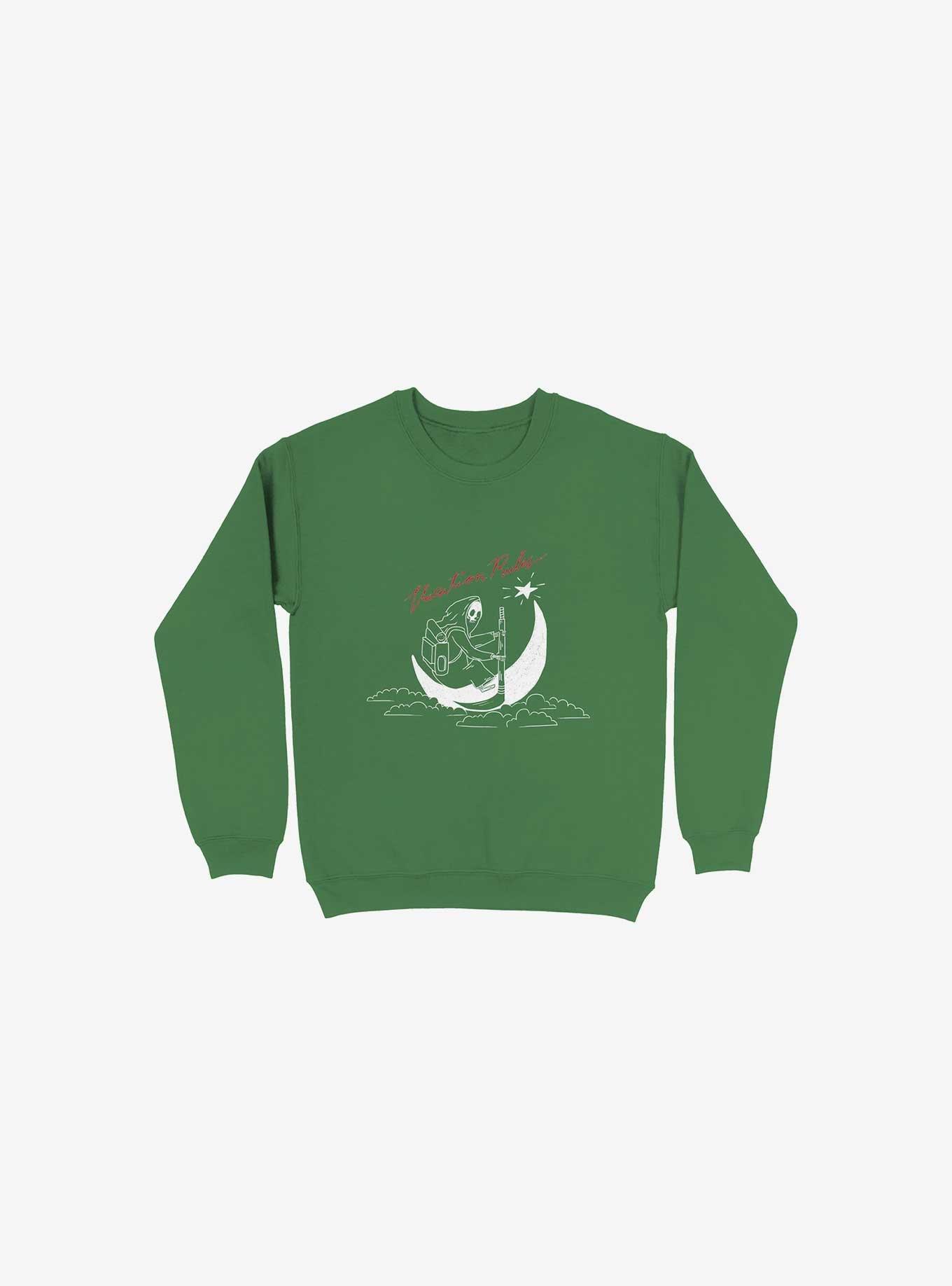 Vacation Rules Sweatshirt, KELLY GREEN, hi-res