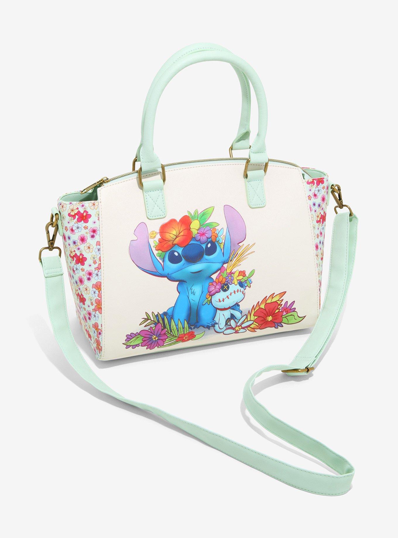 Loungefly Disney Lilo Stitch Floral Satchel Bag Hot Topic