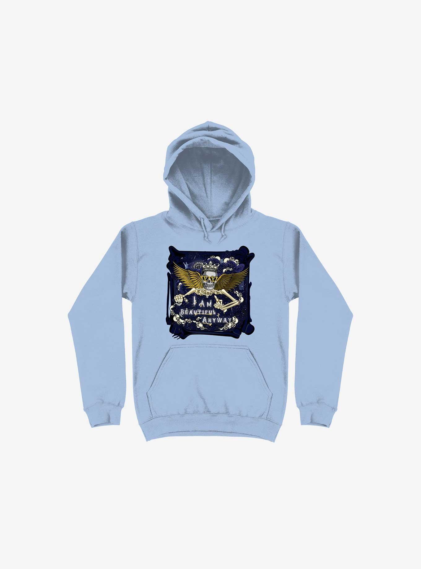 Beautiful Anyway Hoodie, LIGHT BLUE, hi-res