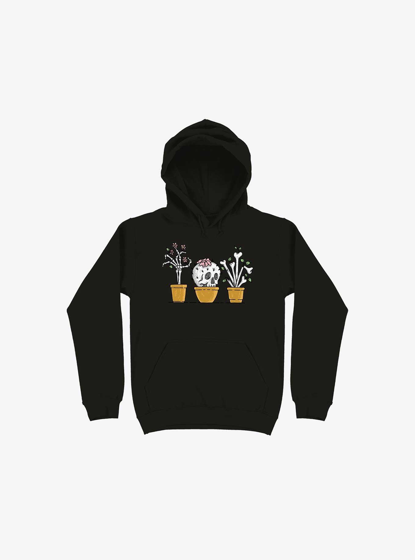 Bone Plants Hoodie, BLACK, hi-res