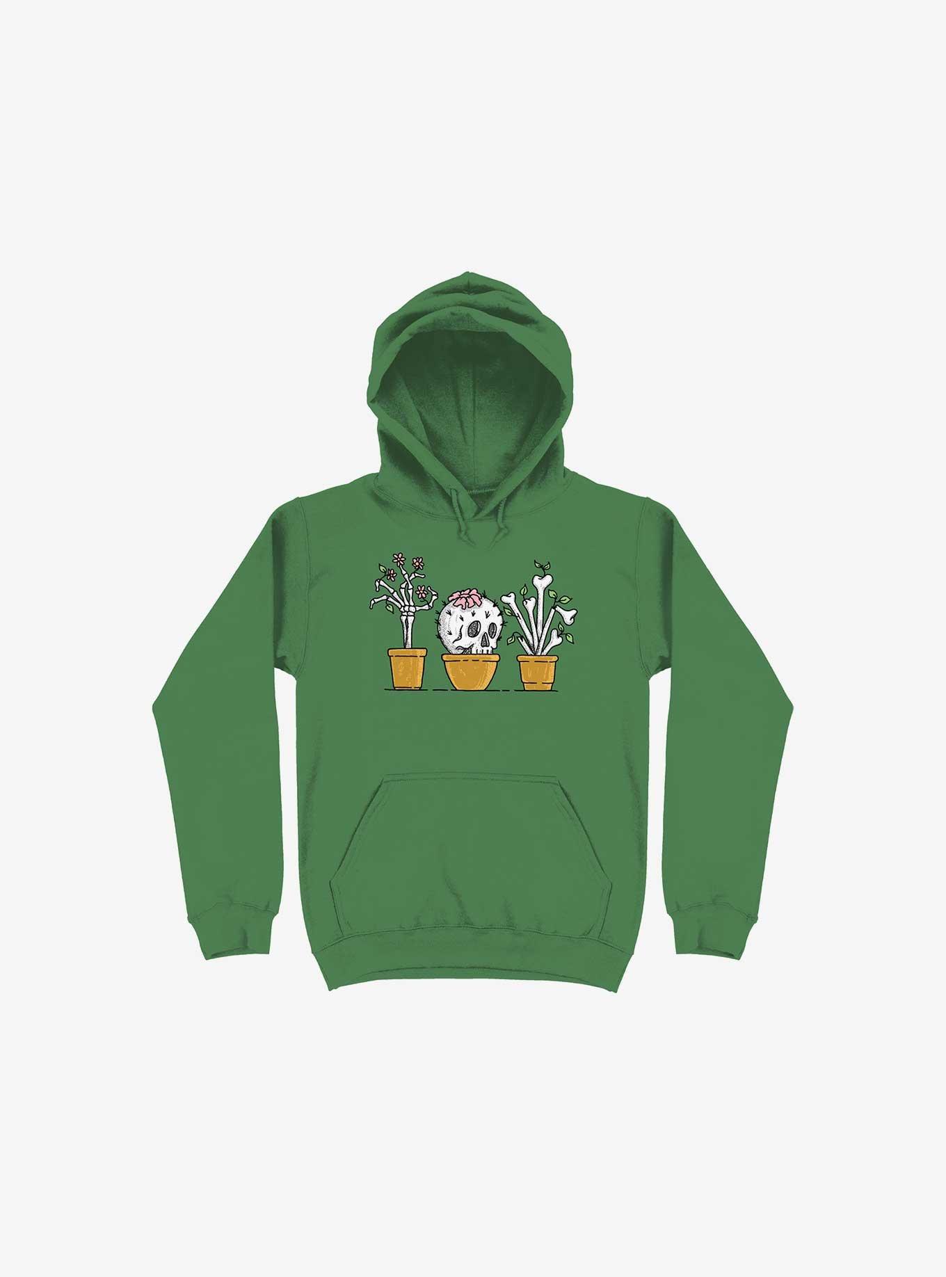 Bone Plants Hoodie, KELLY GREEN, hi-res