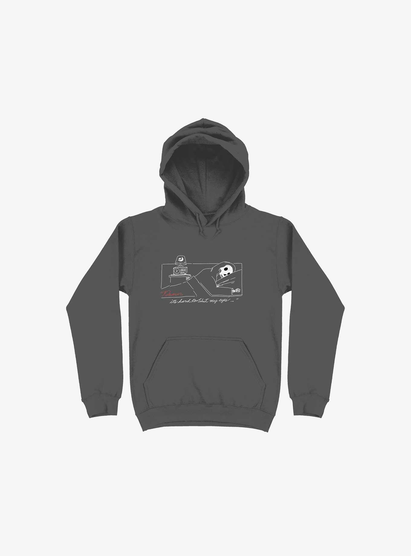 Damn, Sleepy Time Is Out Hoodie, ASPHALT, hi-res