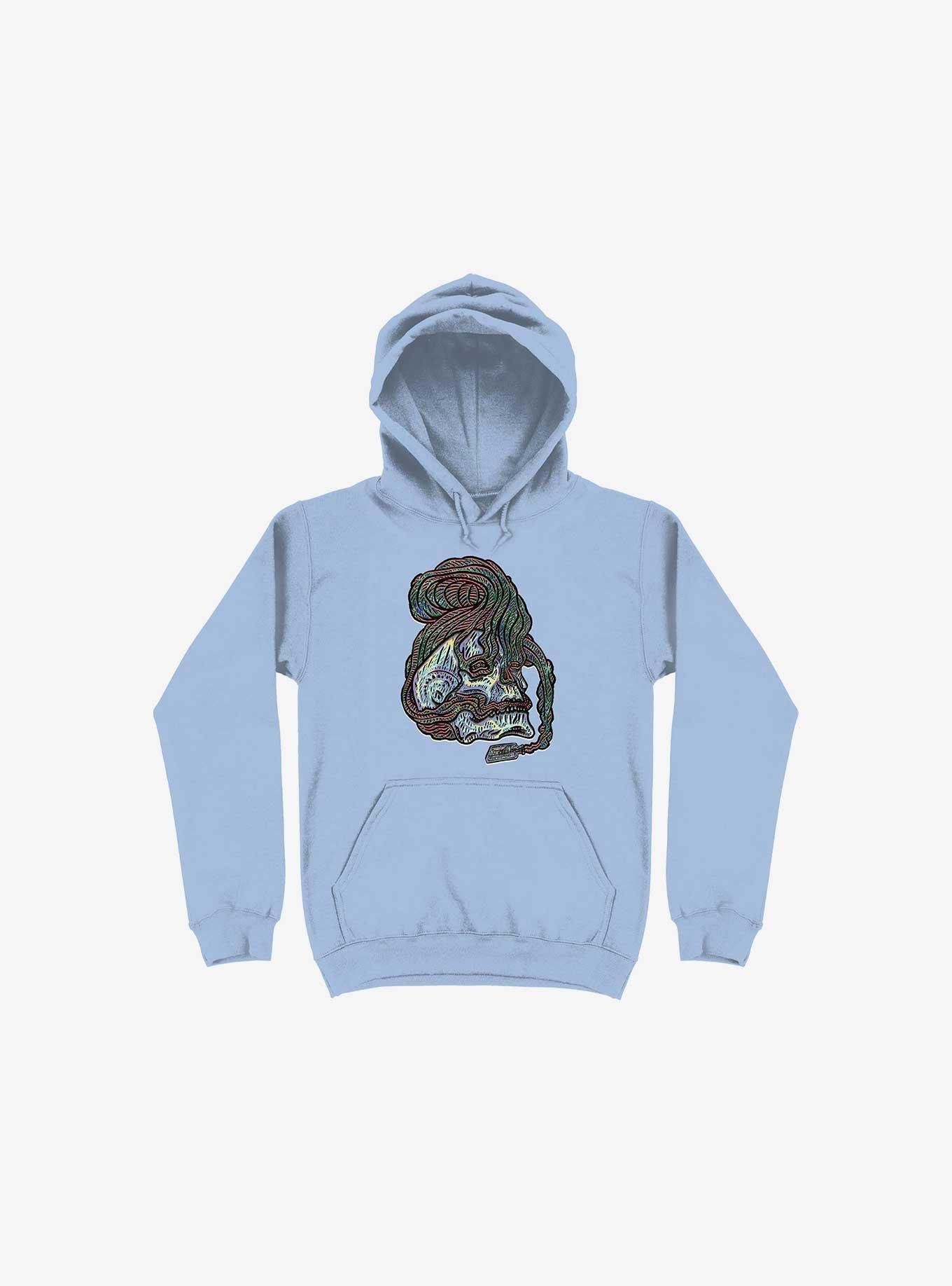 Love Bone Hoodie, LIGHT BLUE, hi-res