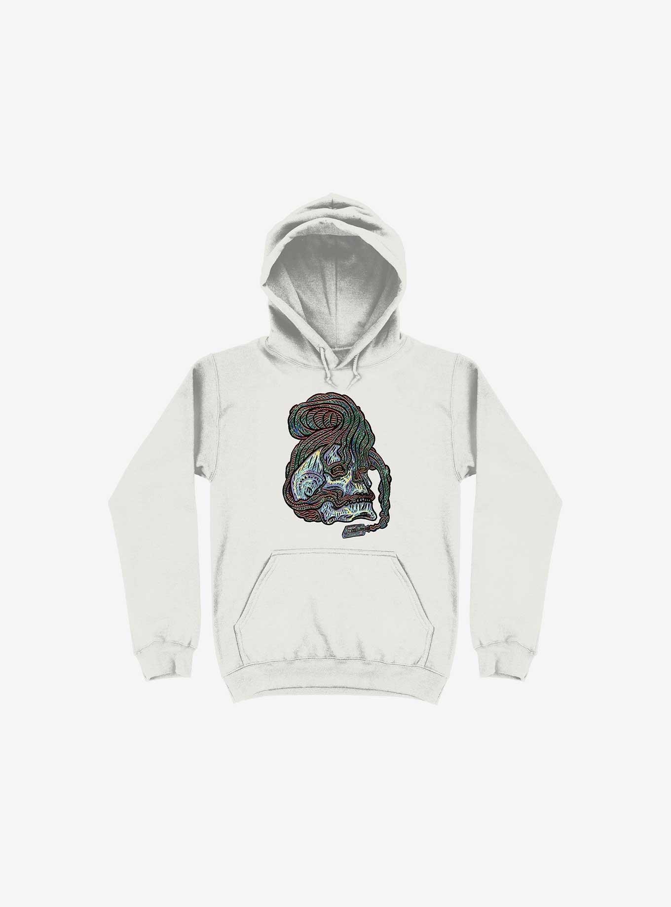Love Bone Hoodie, WHITE, hi-res