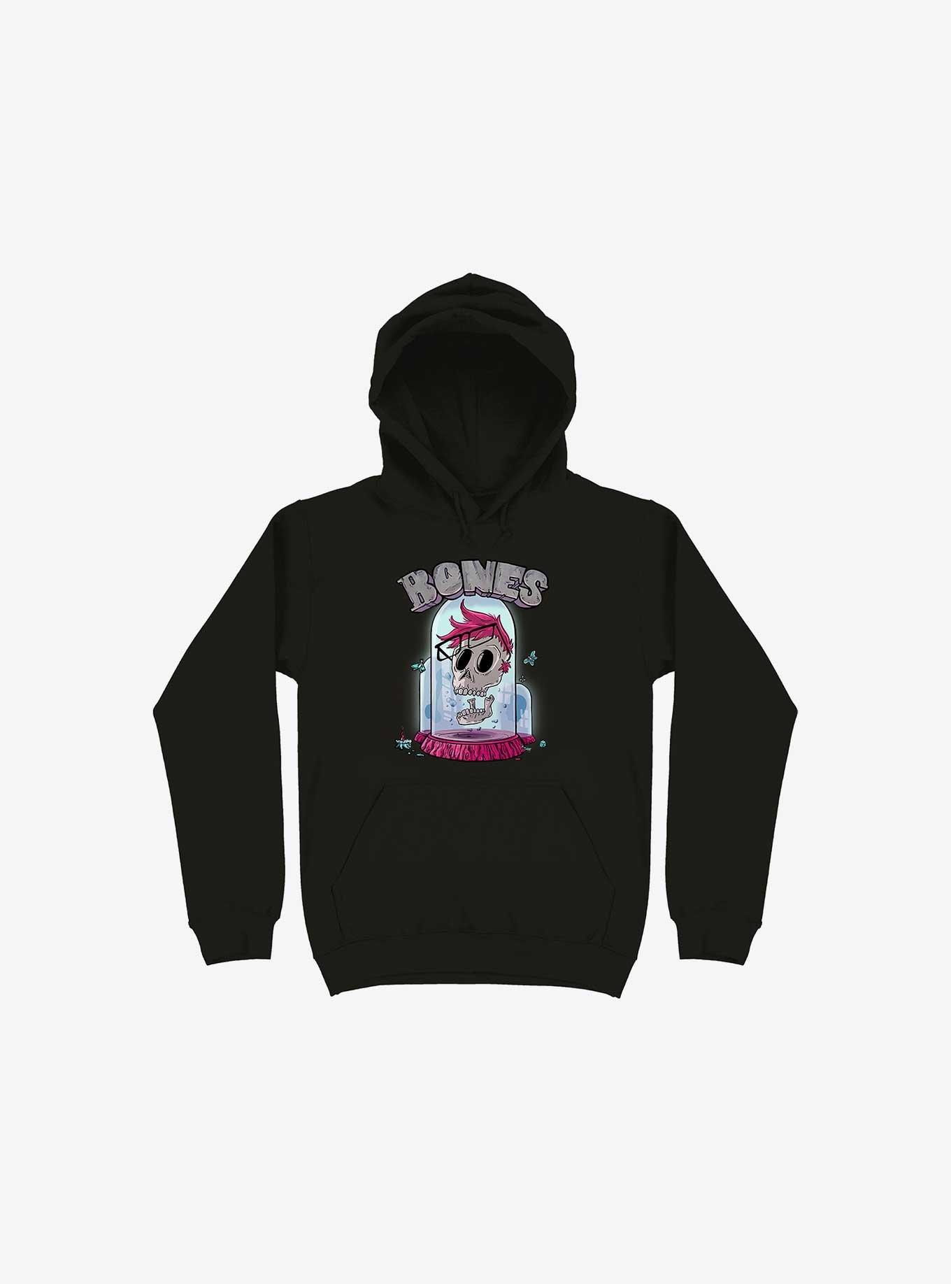 Nerd Bones Hoodie, BLACK, hi-res