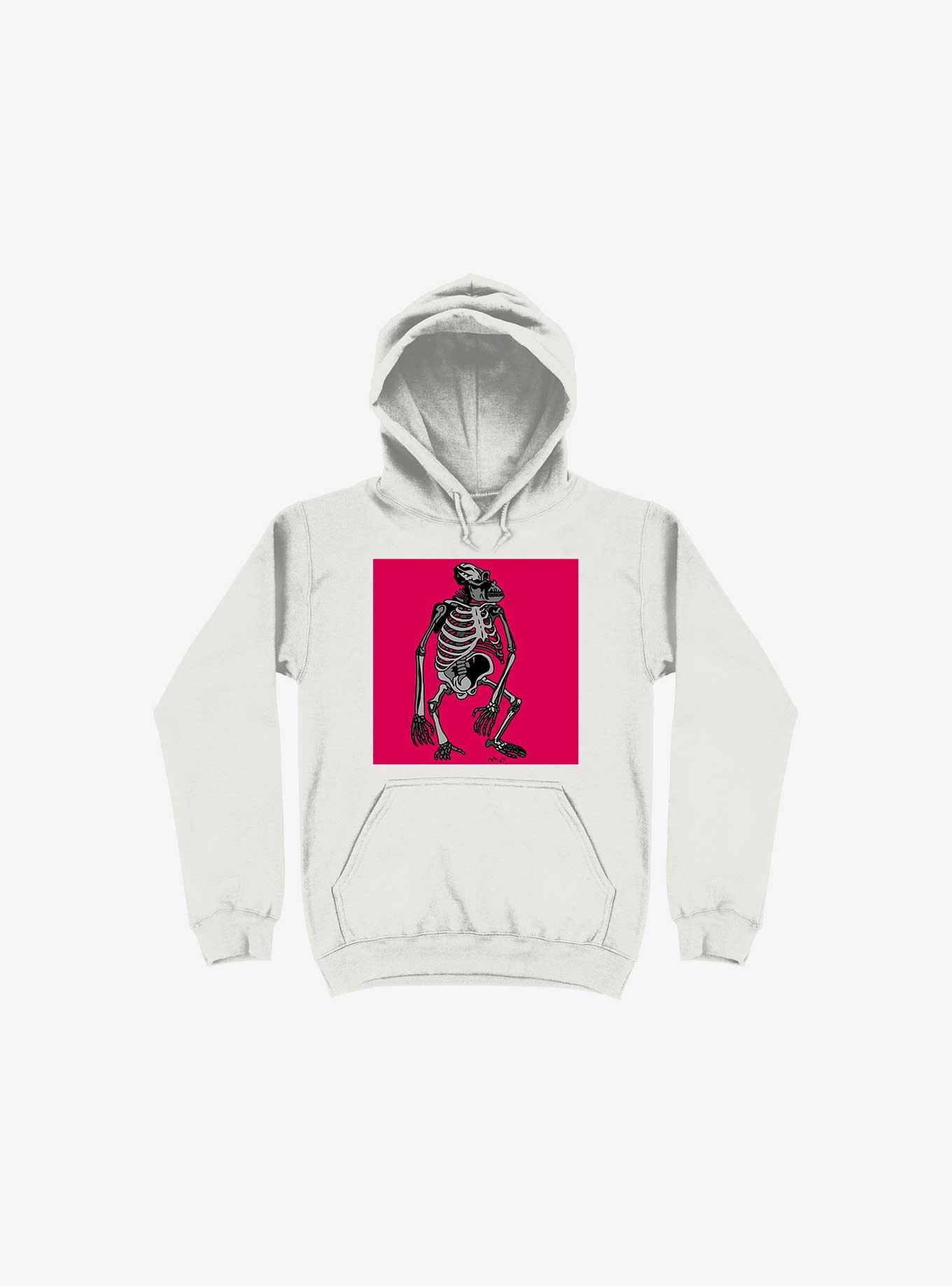 Remains Of Ape Men Hoodie, WHITE, hi-res