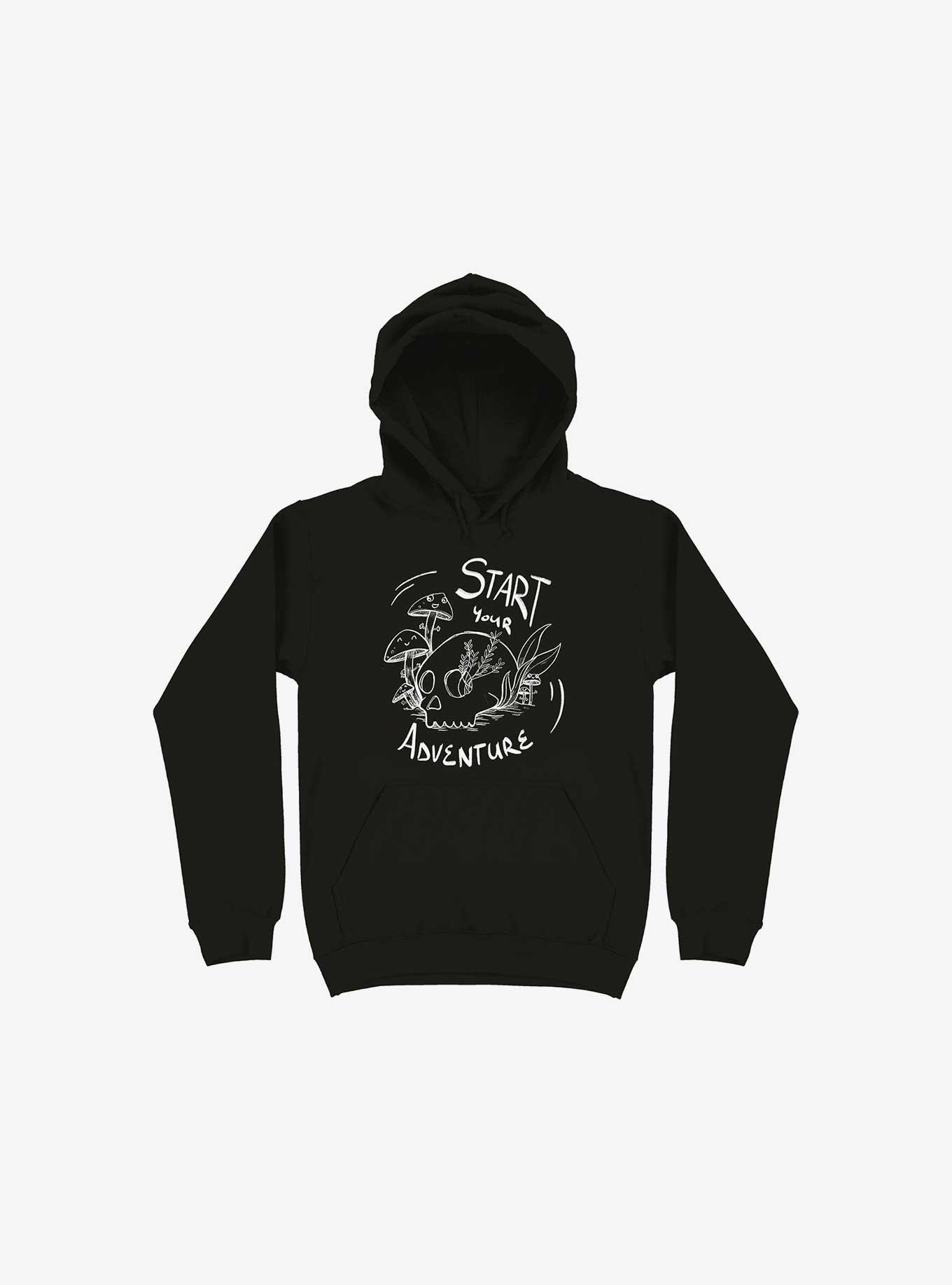 Start Your Adventure Hoodie, BLACK, hi-res