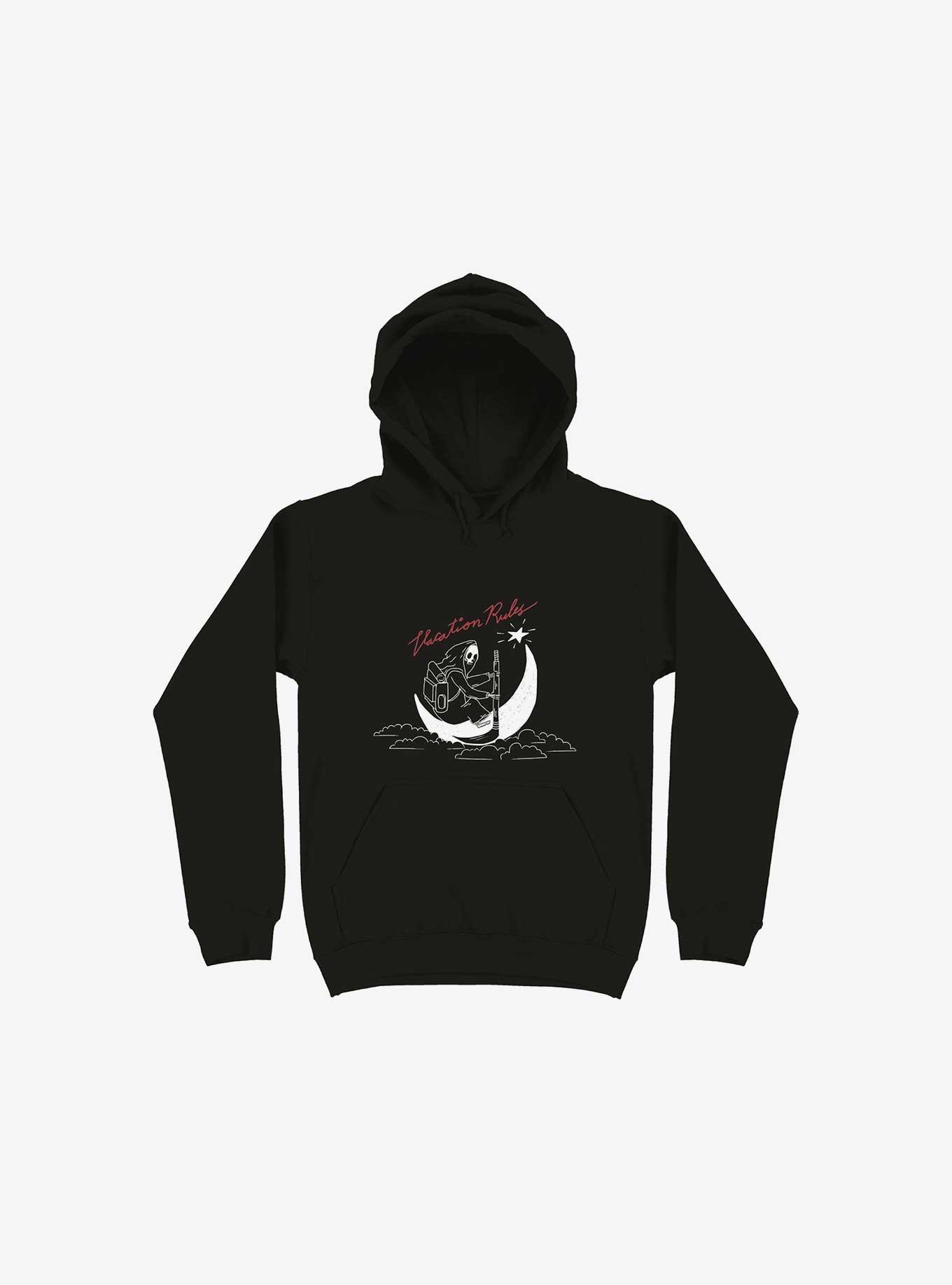 Vacation Rules Hoodie, BLACK, hi-res
