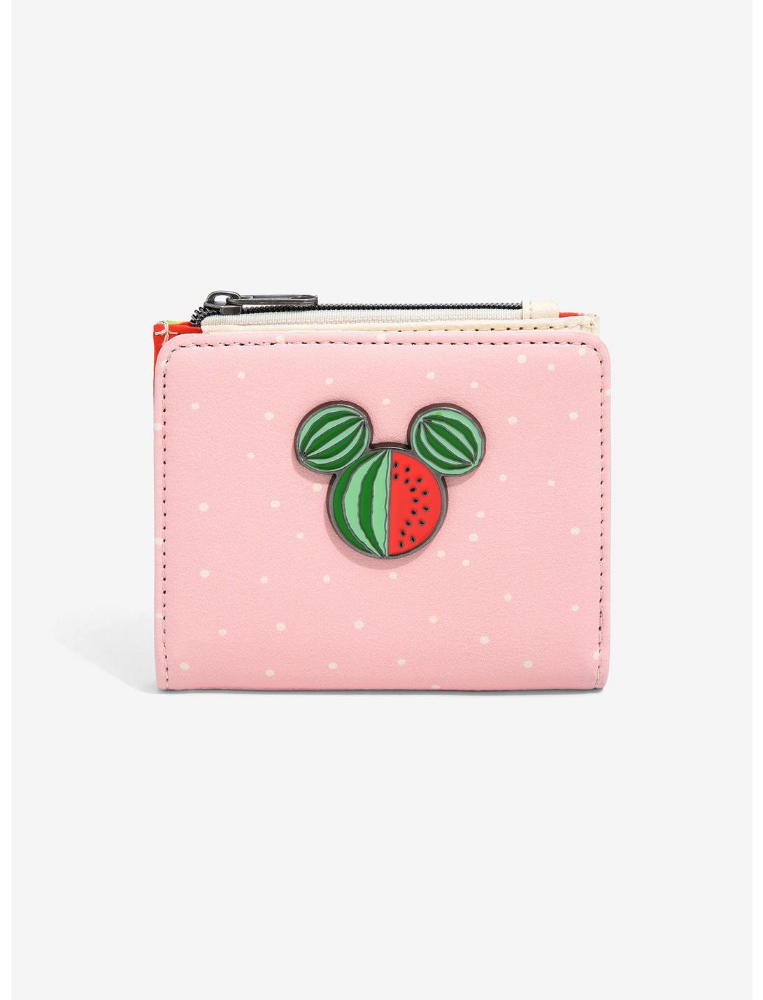 Loungefly Disney Mickey Mouse Fruit Mini Wallet, , hi-res