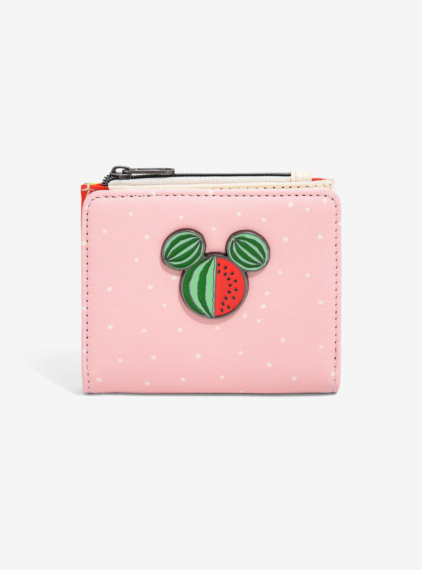Loungefly Disney Mickey Mouse Fruit Mini Wallet, , hi-res