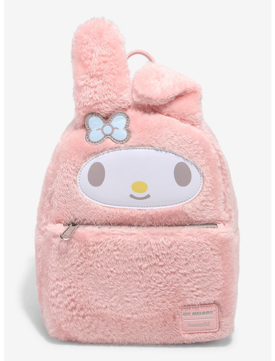 Loungefly My Melody Fuzzy Mini Backpack, , hi-res