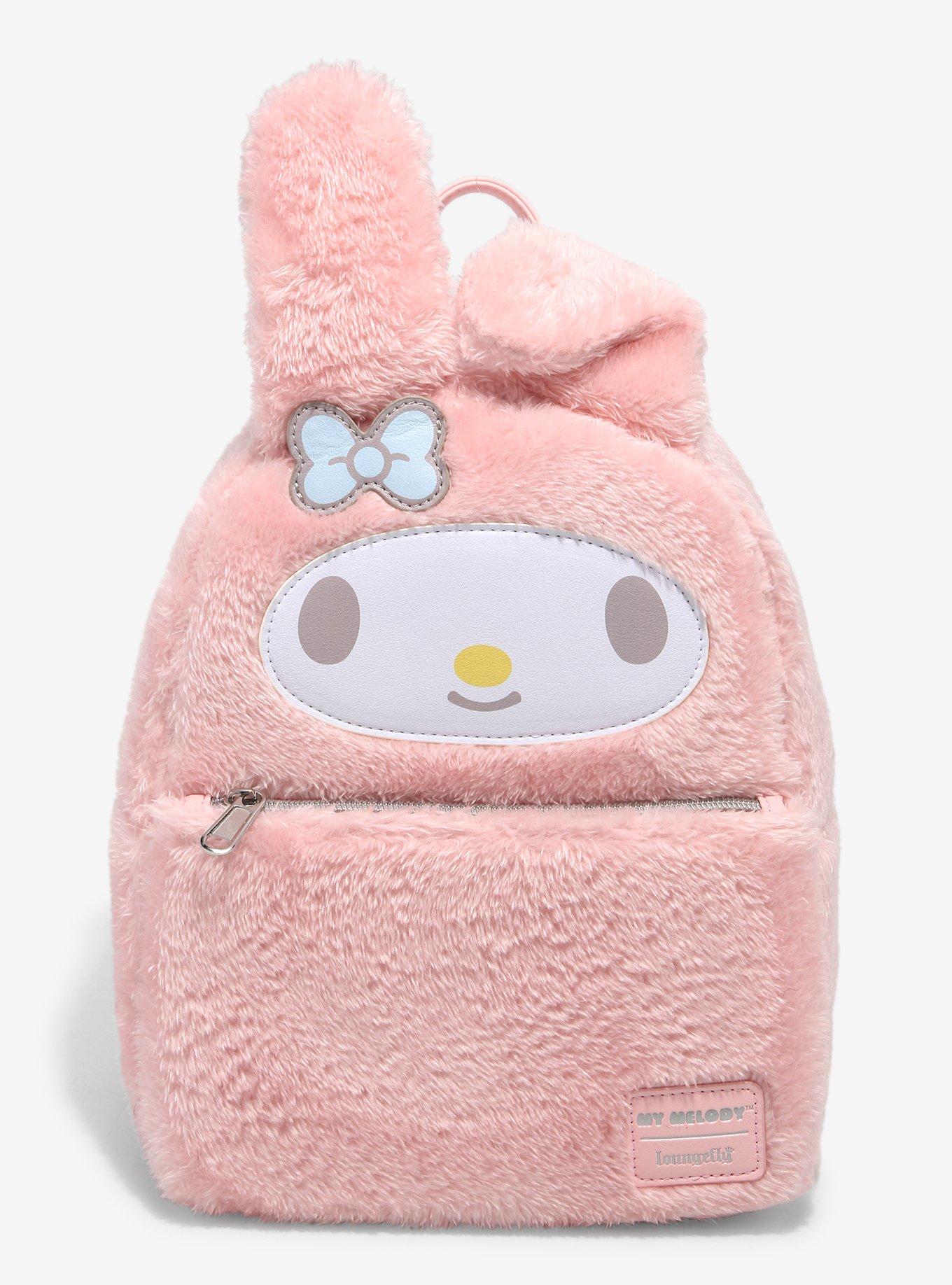 Loungefly My Melody Fuzzy Mini Backpack, , hi-res