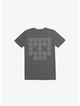 9724 Skulls T-Shirt, ASPHALT, hi-res