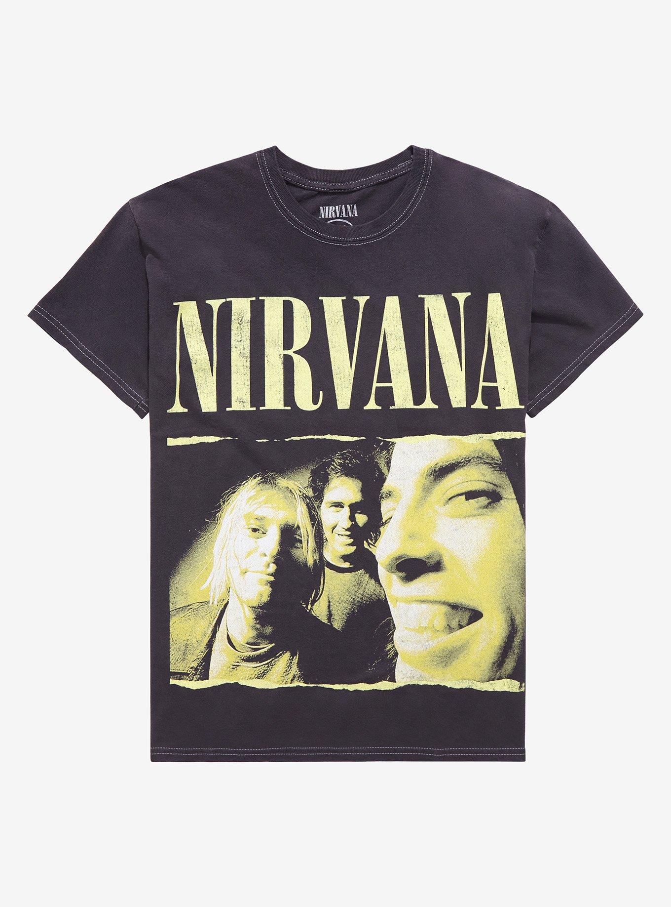 Nirvana 'Bleach Band Photo' T-Shirt (2 extra large) : : Clothing,  Shoes & Accessories