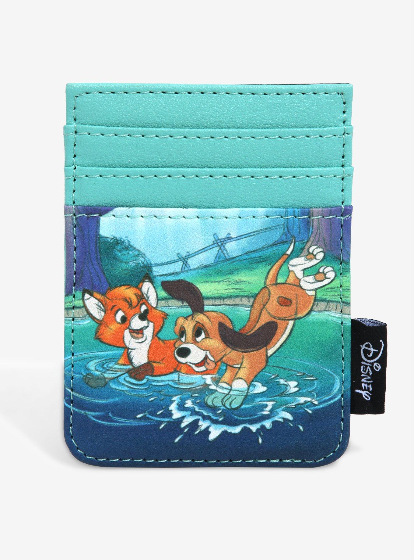 Loungefly Disney The Fox And The Hound Water Splash Cardholder, , hi-res