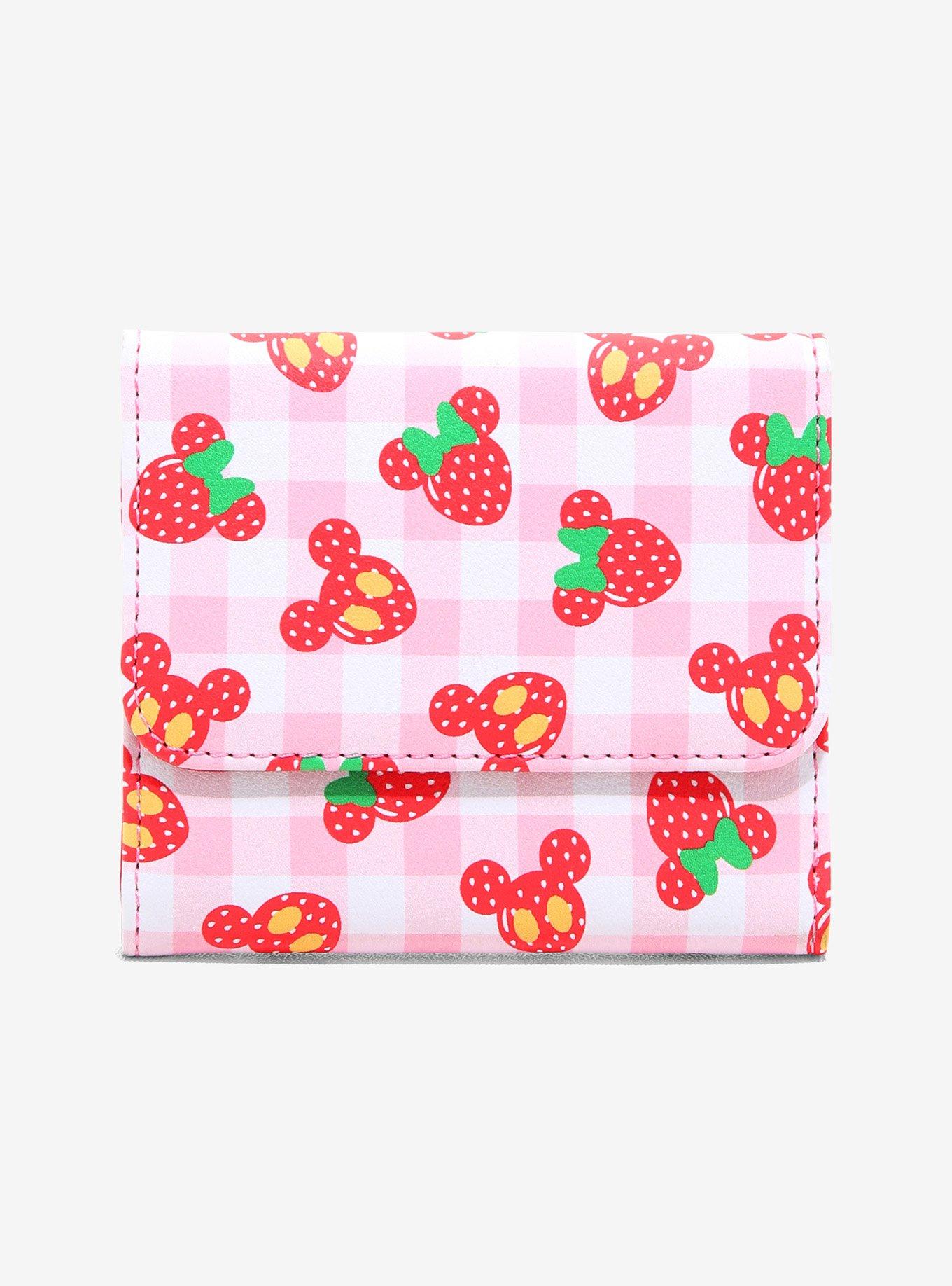 Loungefly Disney Minnie Mouse Strawberry Mini Flap Wallet | Hot Topic