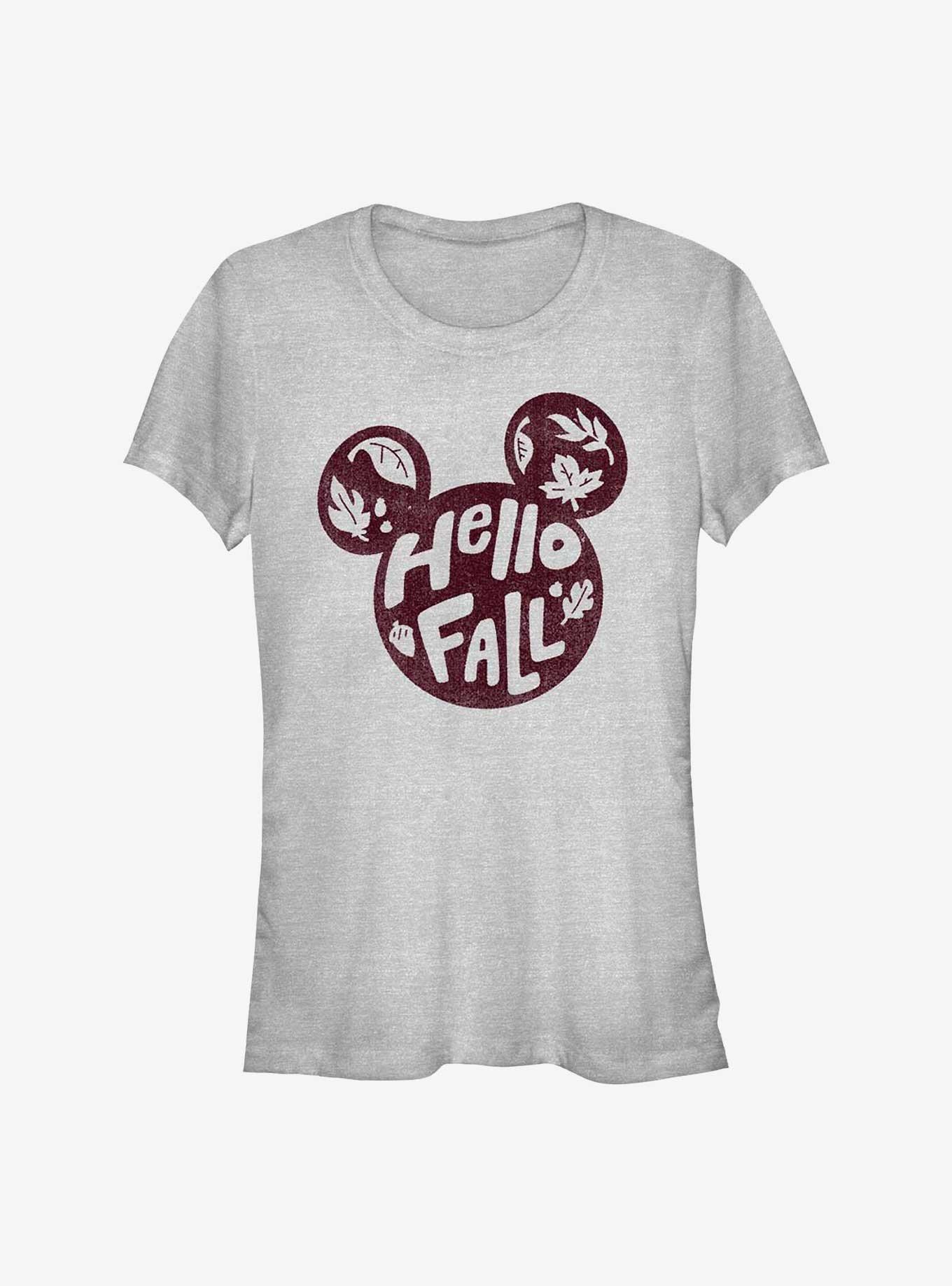 Disney Mickey Mouse Hello Fall Girls T-Shirt, ATH HTR, hi-res