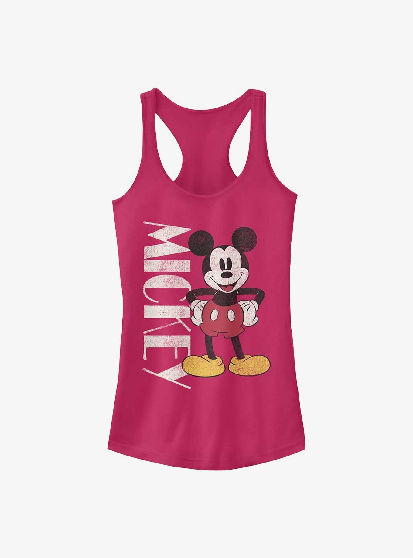 Disney Mickey Mouse 90's Mickey Girls Tank, RASPBERRY, hi-res