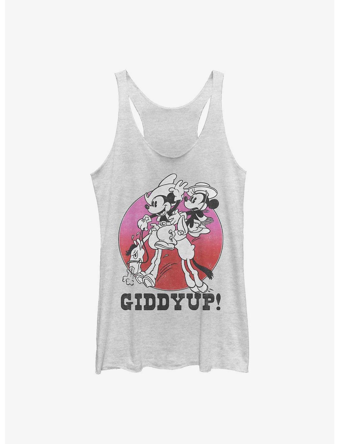 Disney Mickey Mouse Giddyup Girls Tank, WHITE HTR, hi-res