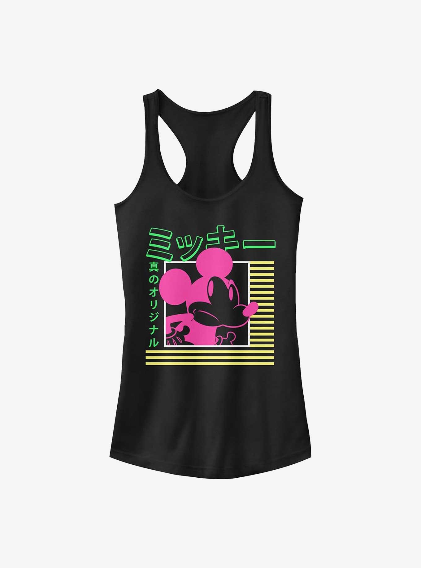 Disney Mickey Mouse Japanese Mickey Girls Tank, BLACK, hi-res