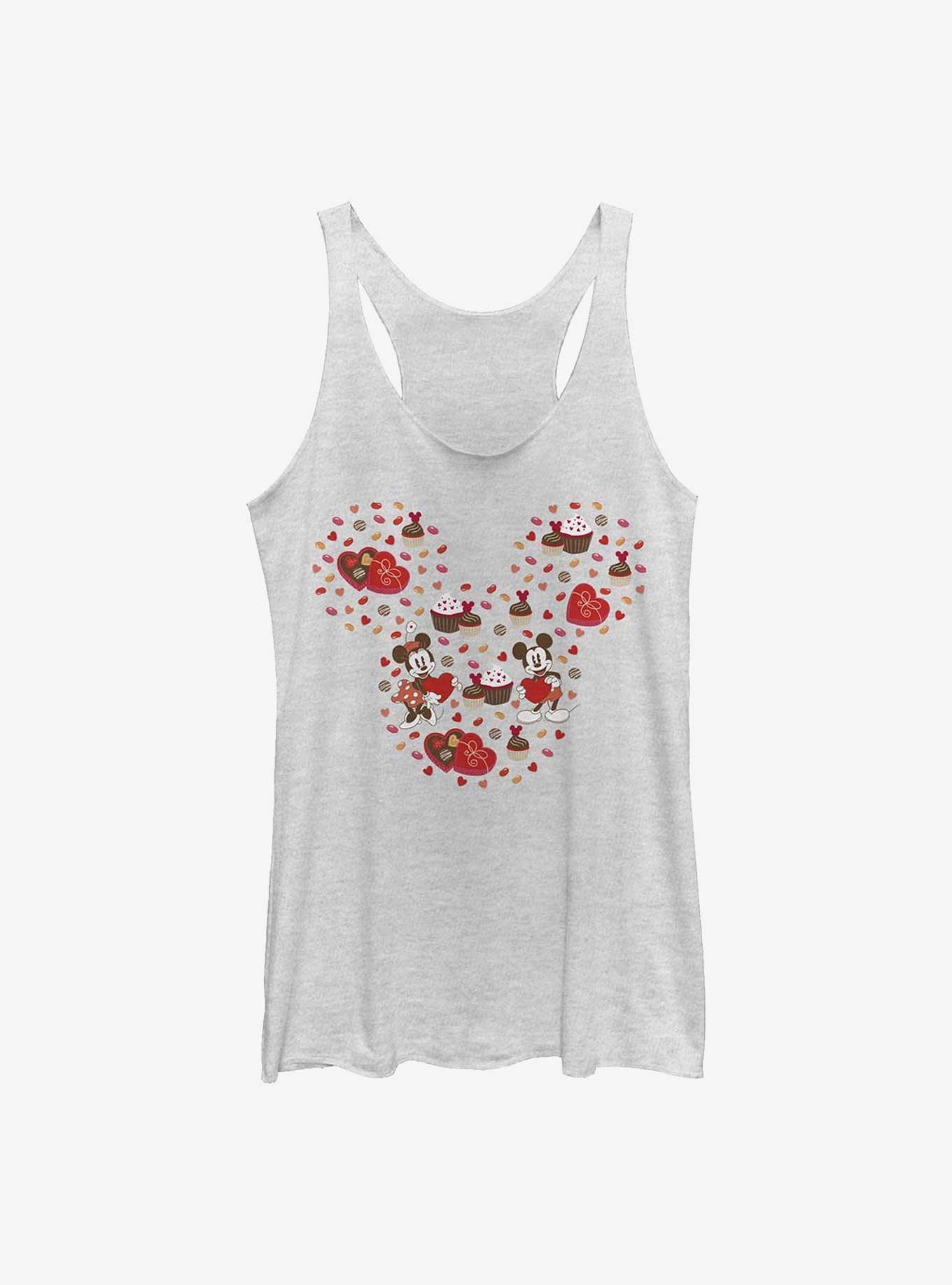 Disney Mickey Mouse Mickey Candy Girls Tank, WHITE HTR, hi-res