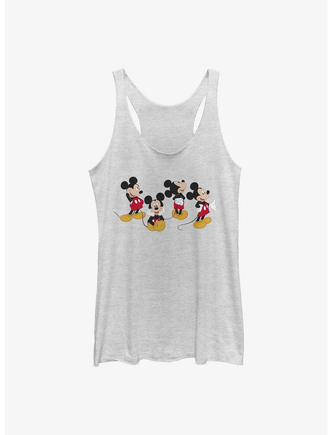 Disney Mickey Mouse Mickey Line Girls Tank, WHITE HTR, hi-res