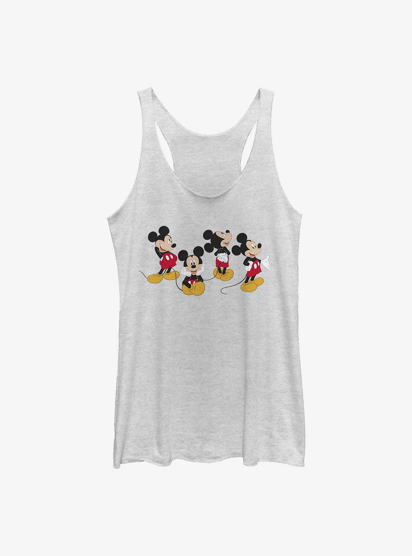 Disney Mickey Mouse Mickey Line Girls Tank, WHITE HTR, hi-res