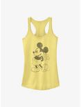 Disney Mickey Mouse Mickey Black And White Girls Tank, BANANA, hi-res