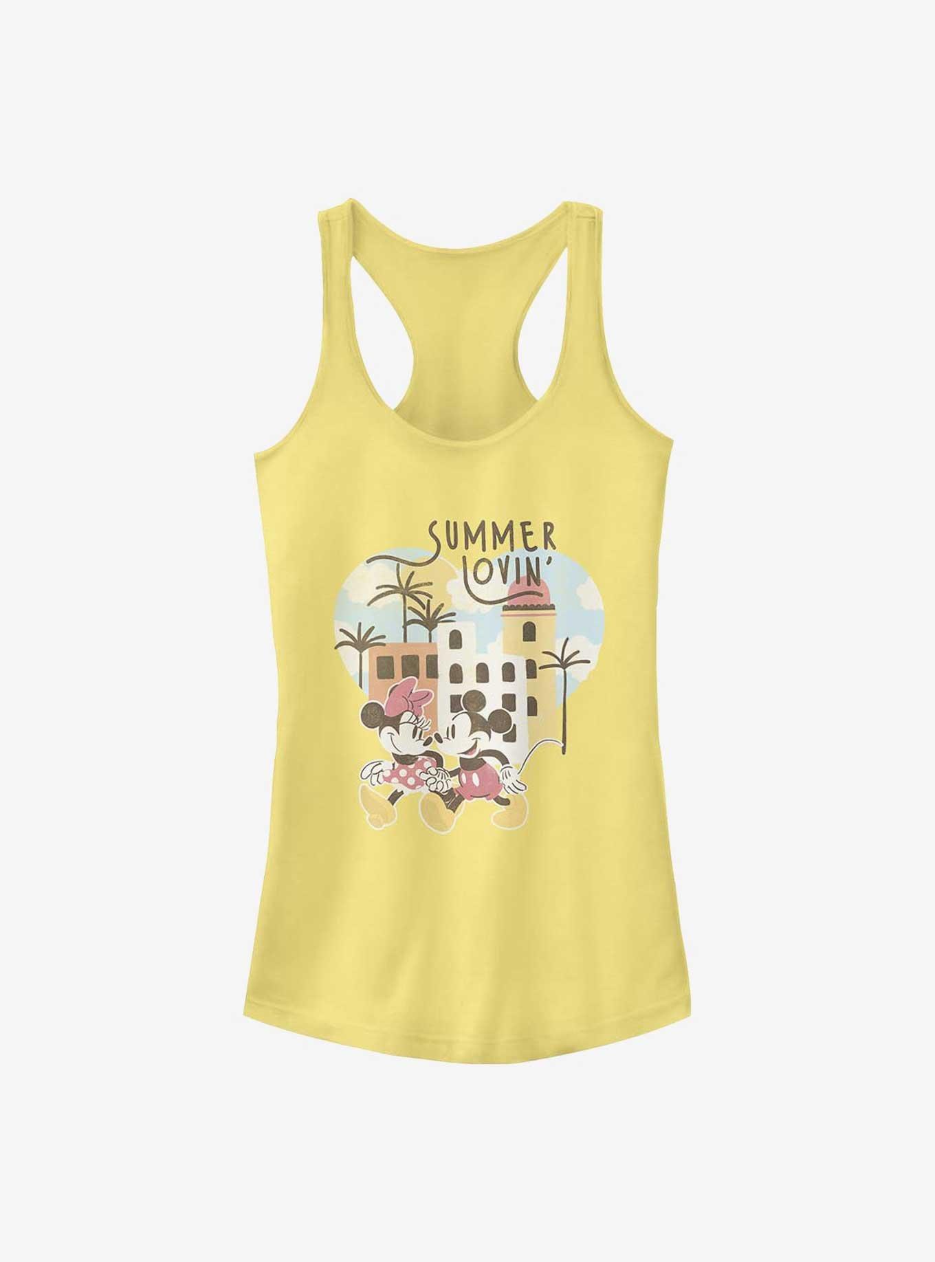 Disney Mickey Mouse Summer Lovin' Girls Tank, BANANA, hi-res