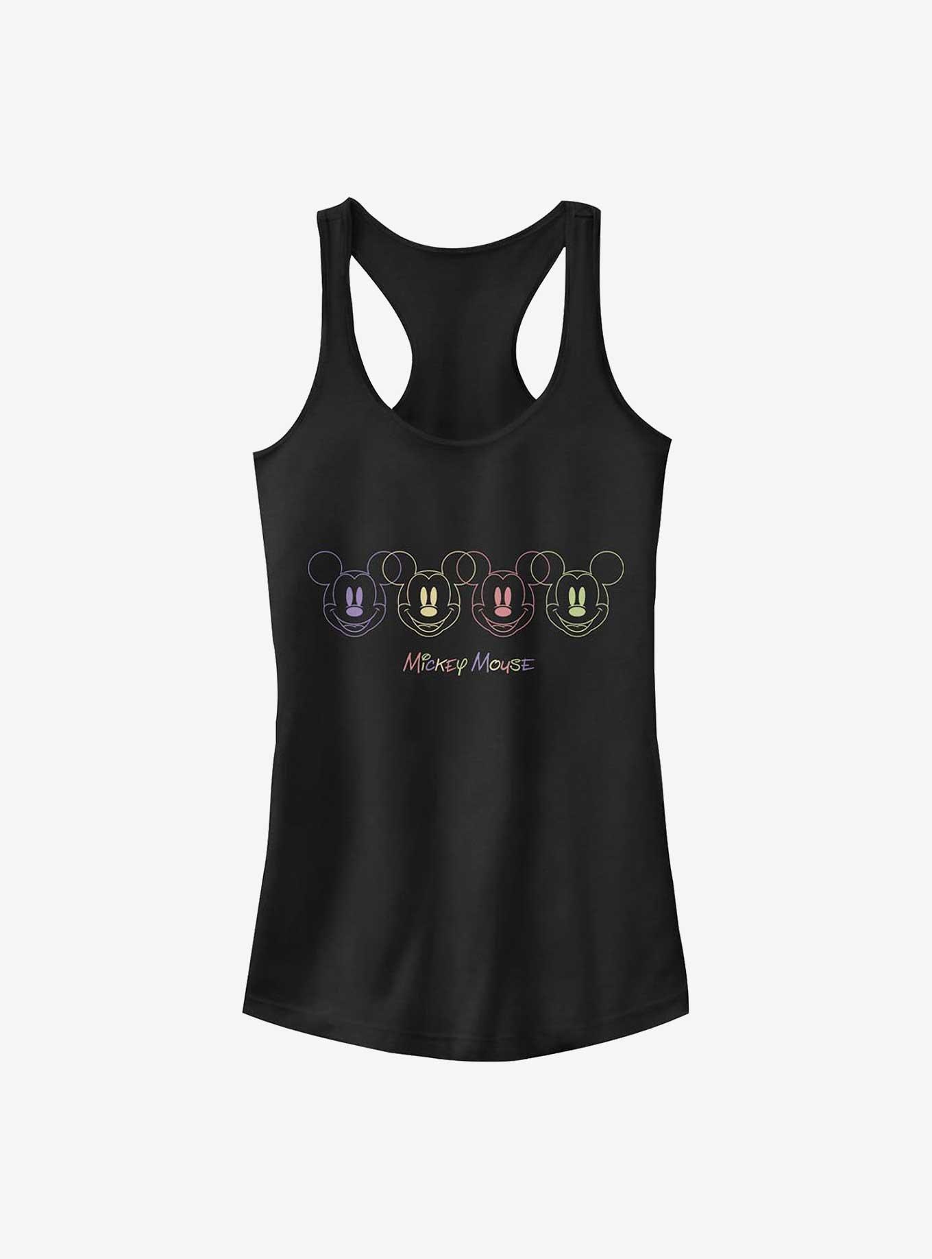 Disney Mickey Mouse Neon Faces Girls Tank, , hi-res