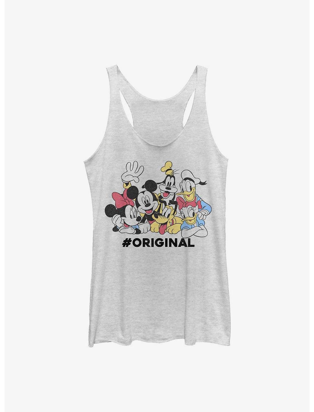 Disney Mickey Mouse Original Girls Tank, WHITE HTR, hi-res