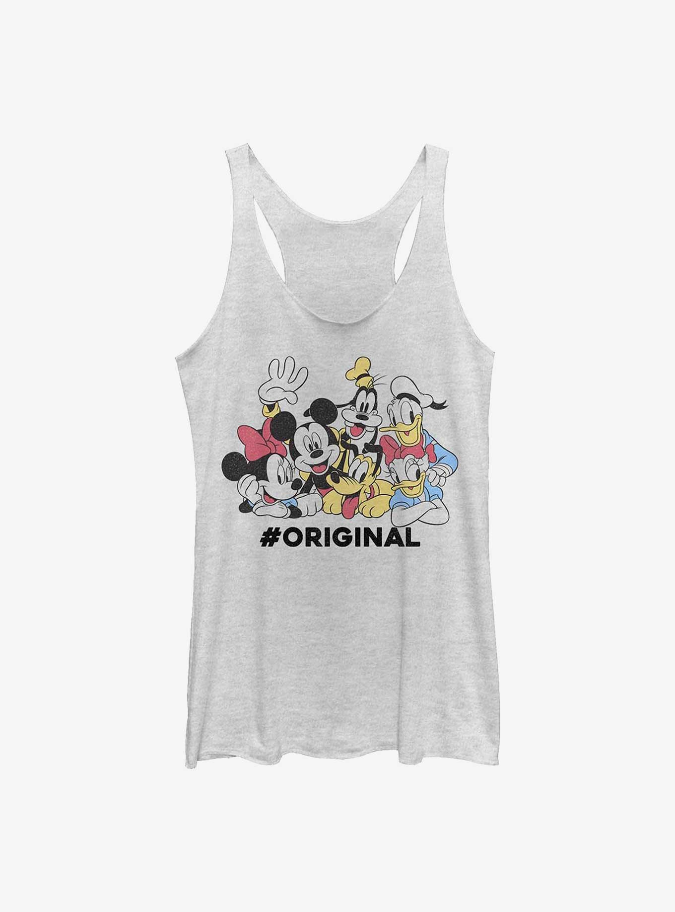 Disney Mickey Mouse Original Girls Tank, WHITE HTR, hi-res