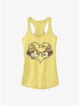 Disney Mickey Mouse & Minnie Mouse Western Sweethearts Girls Tank Top, BANANA, hi-res