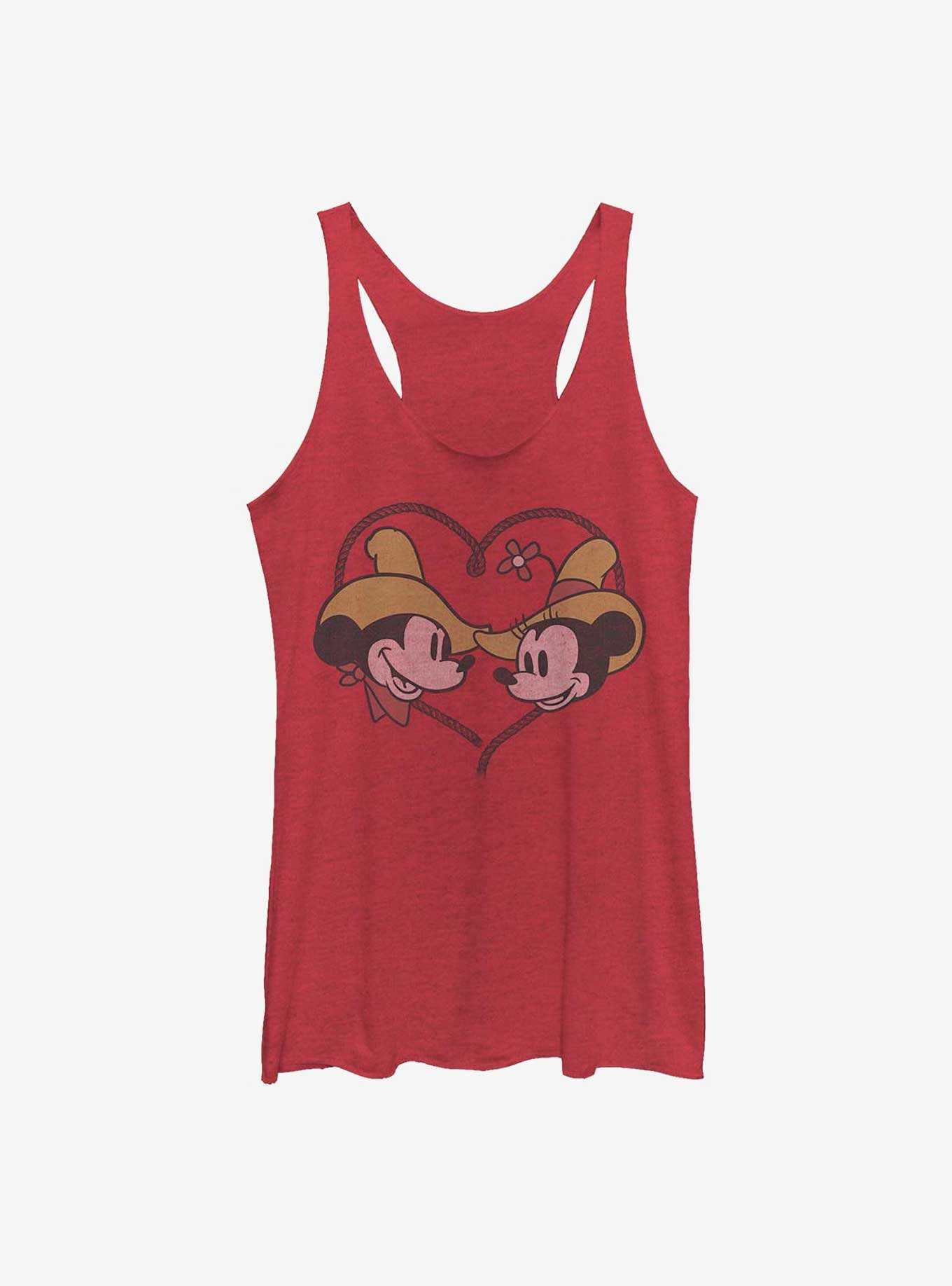 Disney Mickey Mouse & Minnie Mouse Western Sweethearts Girls Tank Top, , hi-res