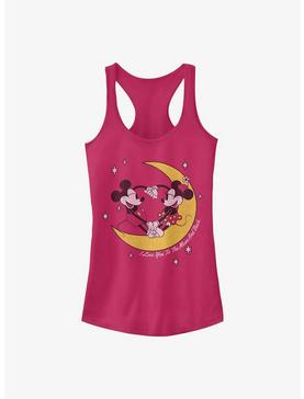 Disney Mickey Mouse To The Moon Girls Tank, RASPBERRY, hi-res