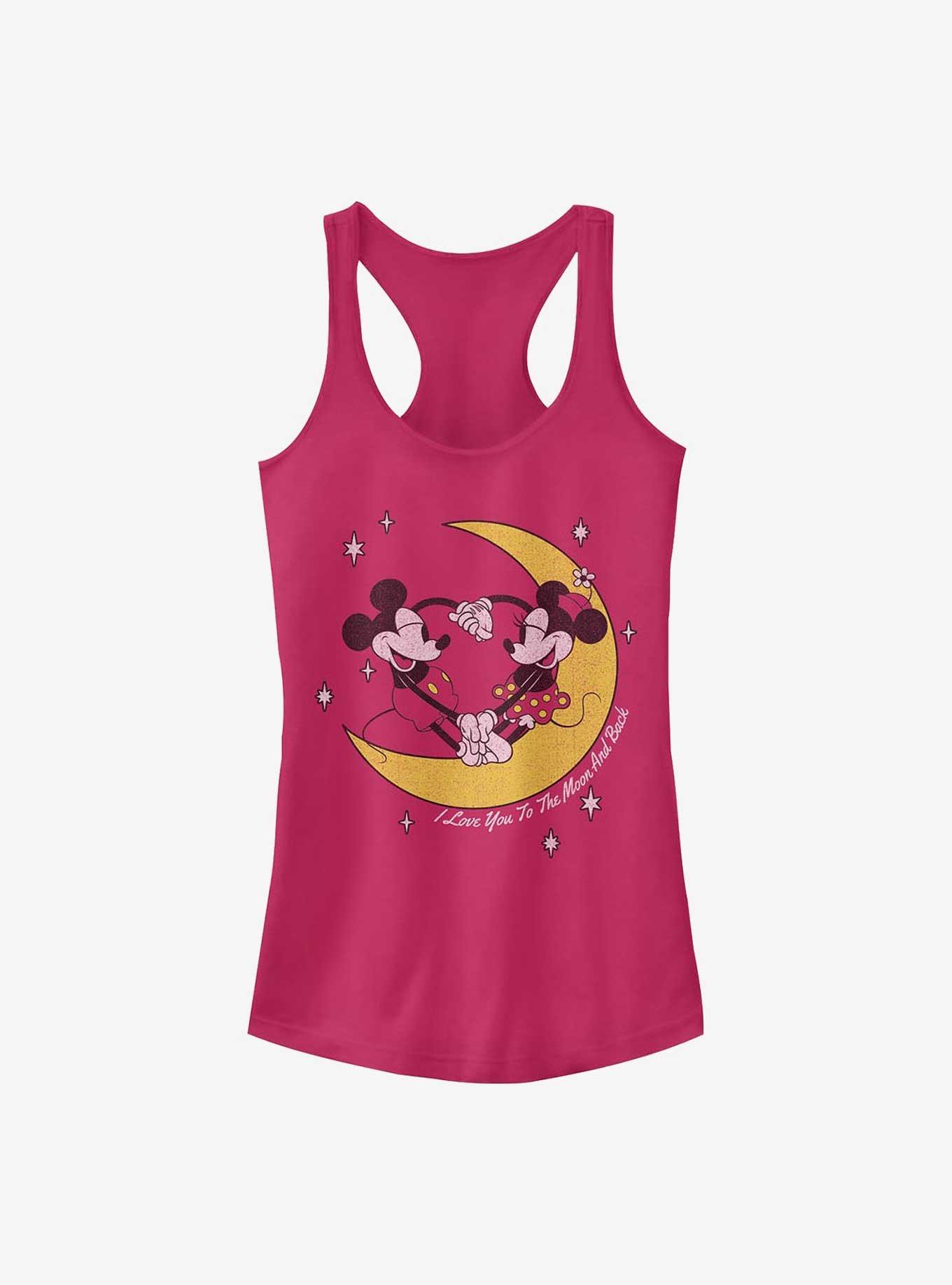 Disney Mickey Mouse To The Moon Girls Tank, RASPBERRY, hi-res
