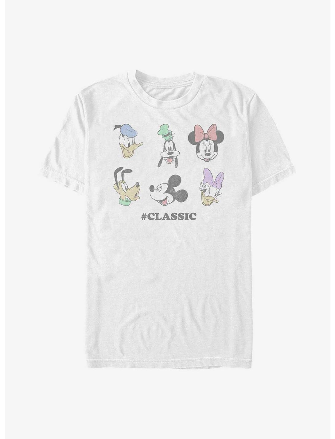 Disney Mickey Mouse Classic Heads T-Shirt, WHITE, hi-res